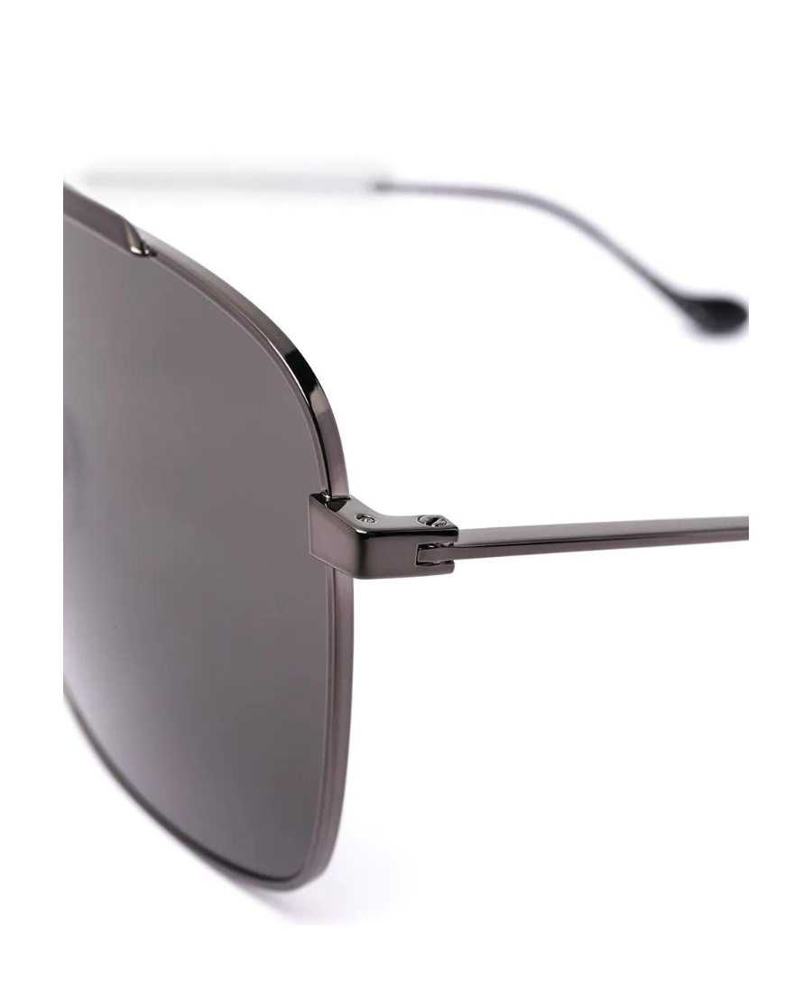 Gucci Logo-bridge Navigator-frame Sunglasses In Gray