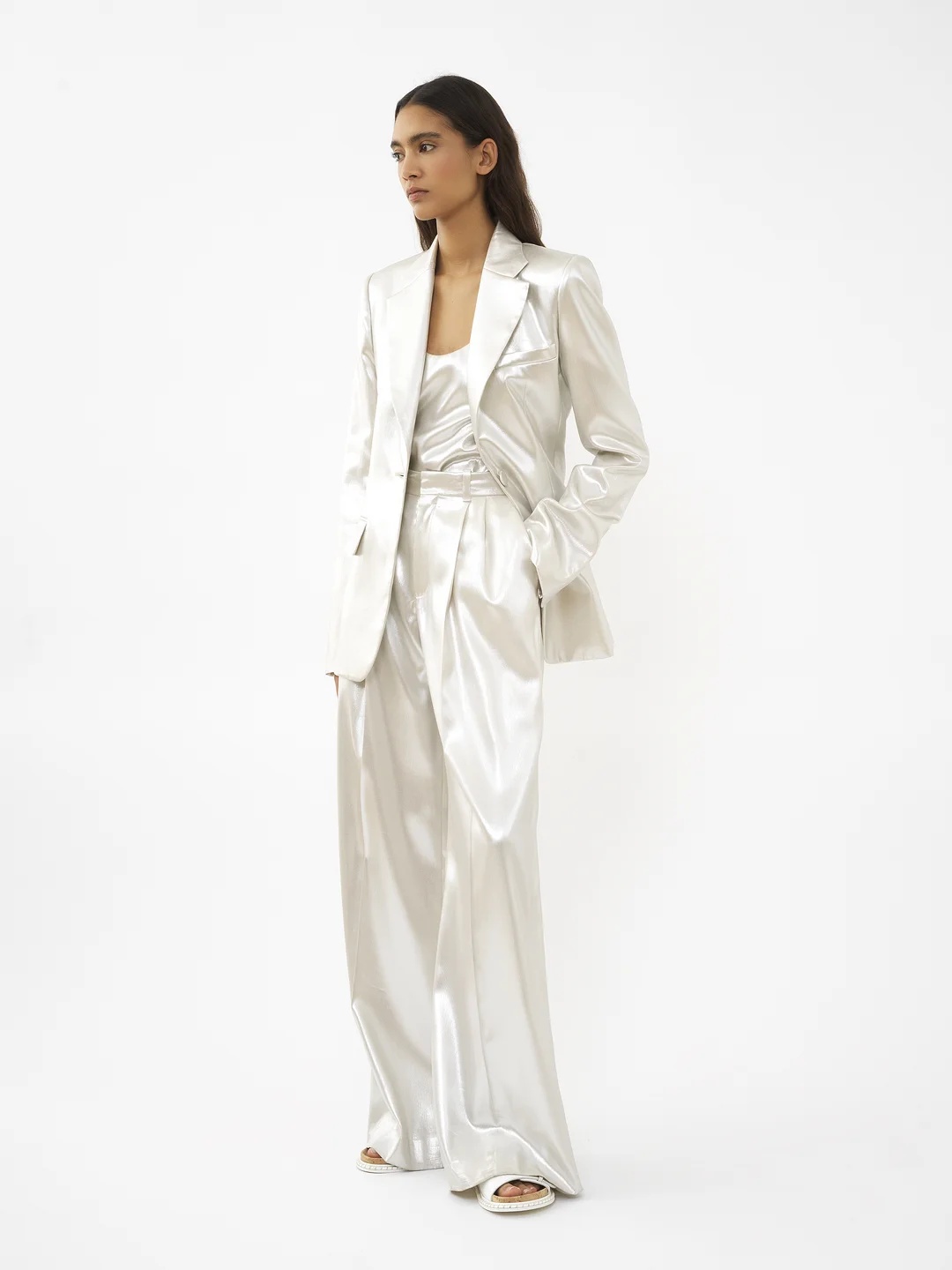 Chloé Single-breasted Blazer In White