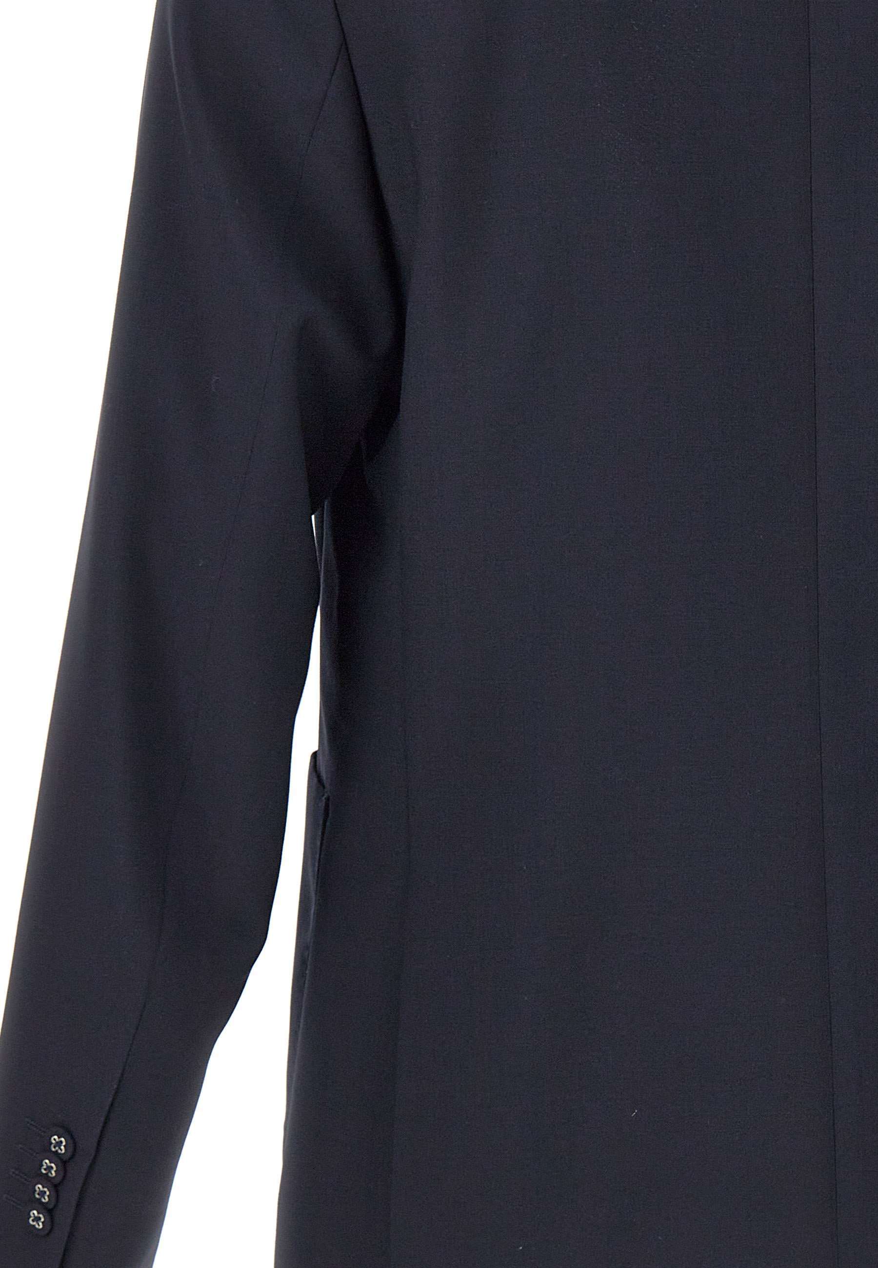 Officine Generale Double Breasted Four Buttons Jacket In Dark Navy