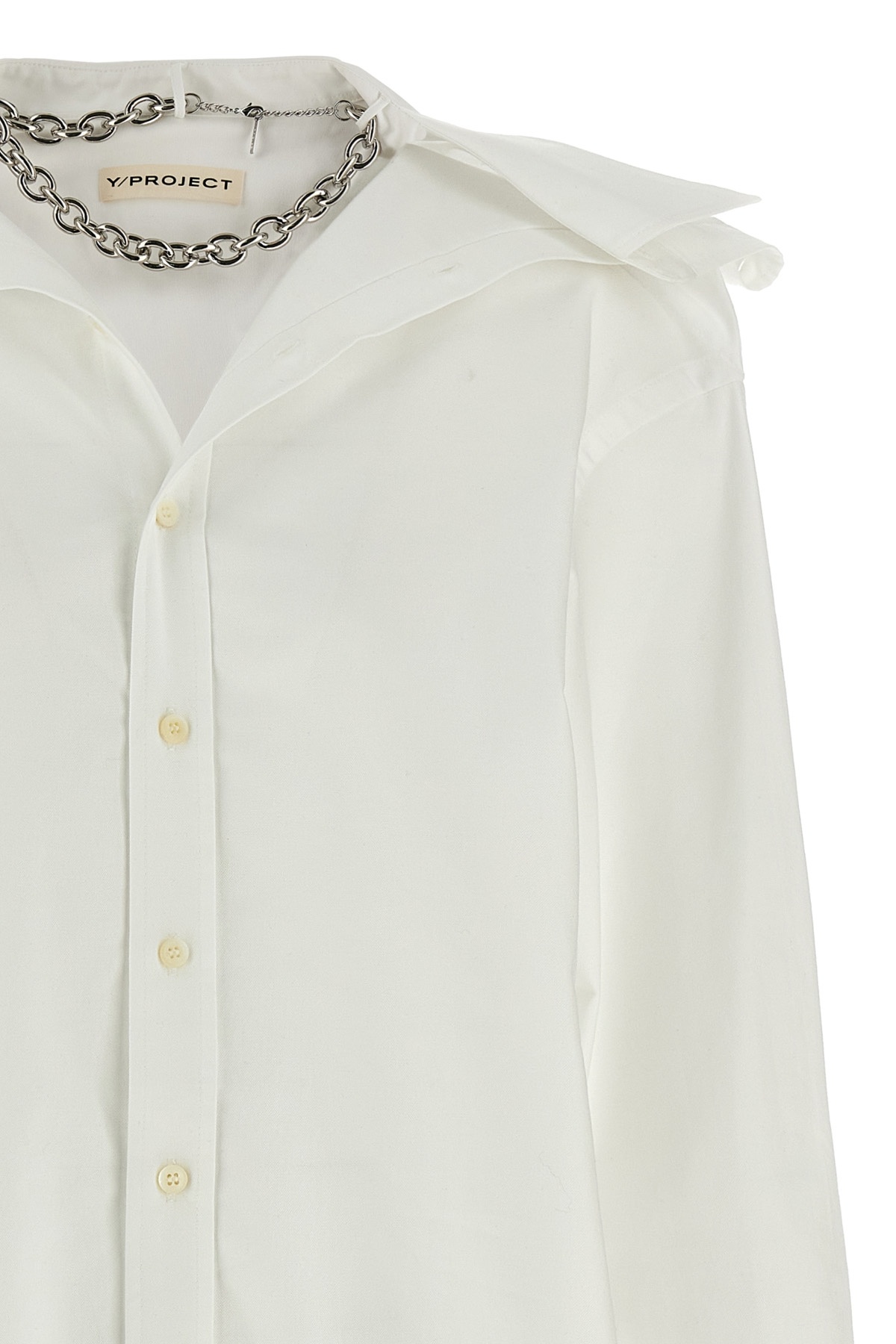 Shop Y/project Shirt Dress In White