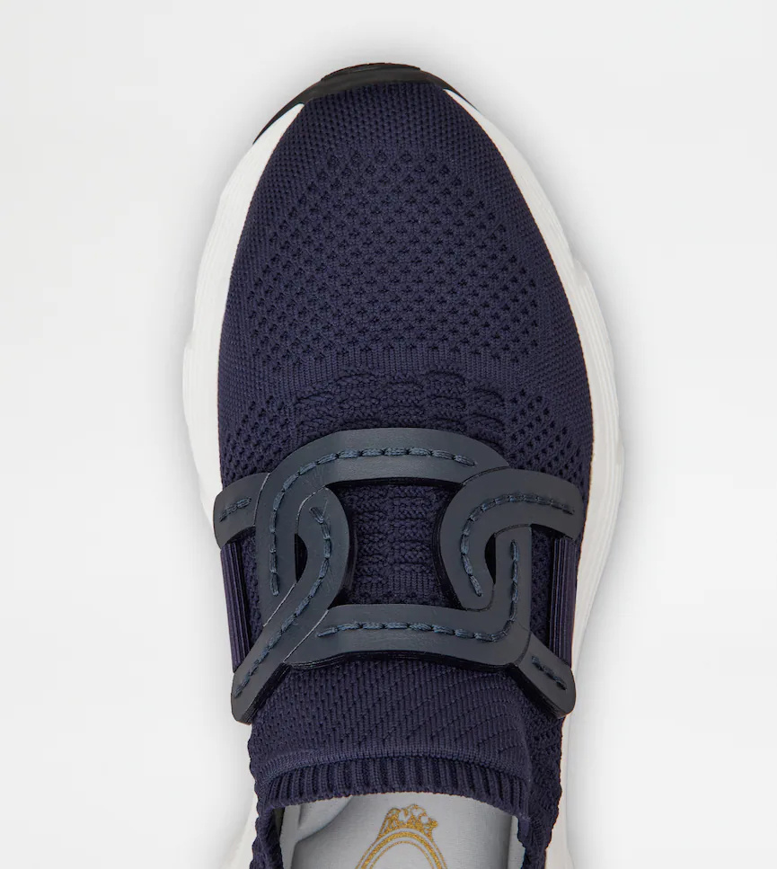 Tod's Kate Sneakers In Technical Fabric In Blue