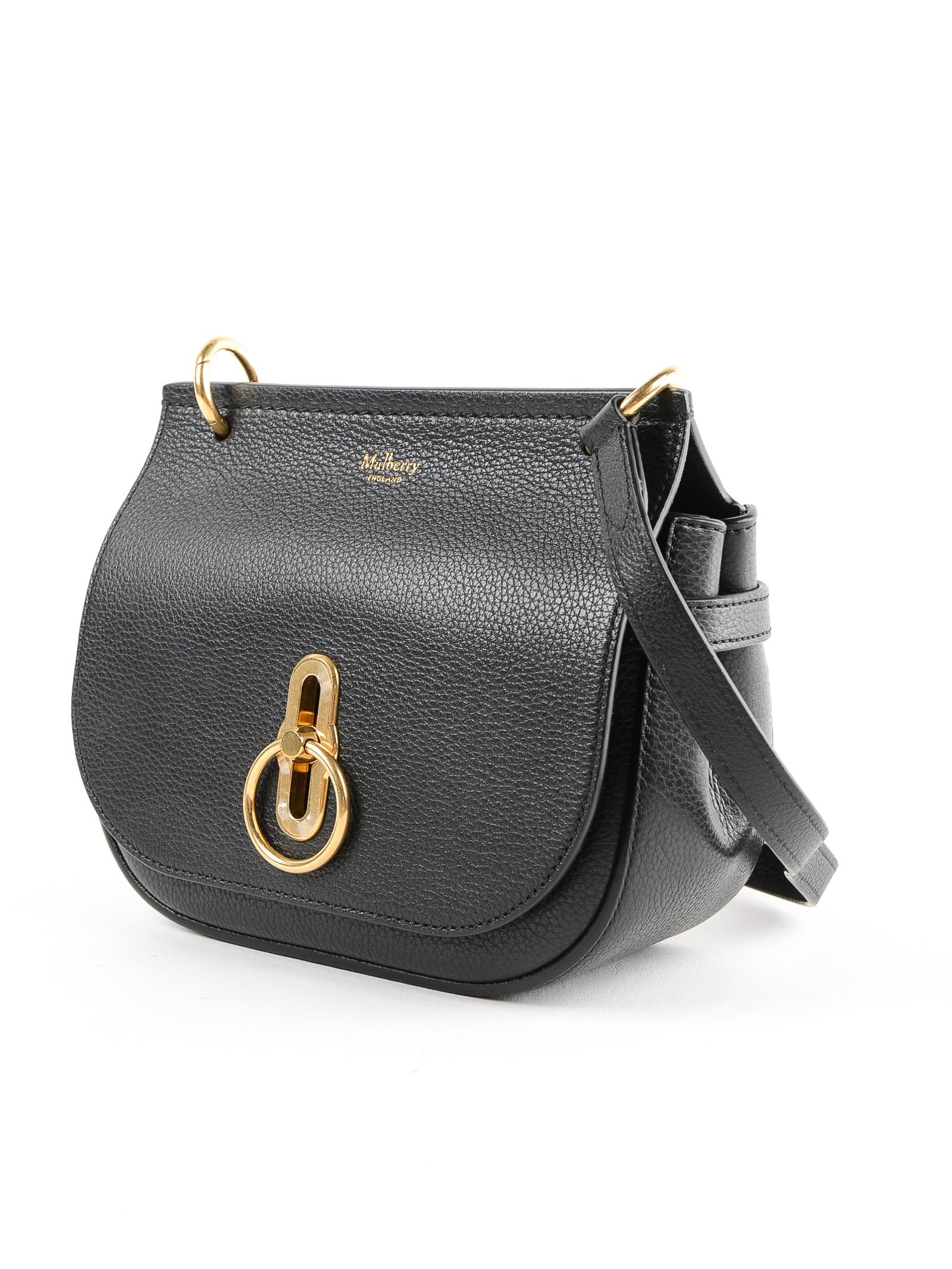 MULBERRY MULBERRY AMBERLEY LOGO DETAILED SMALL SHOULDER BAG