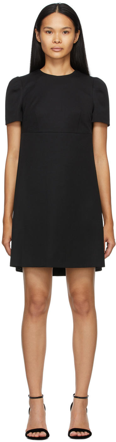 Alexander Mcqueen A-line Mini Dress In Black