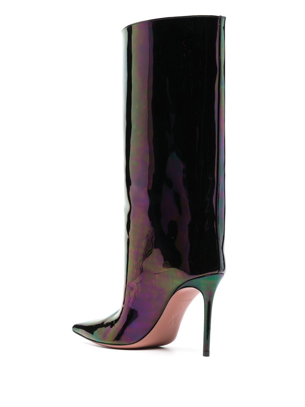 AMINA MUADDI POINTED SHORT BOOTS
