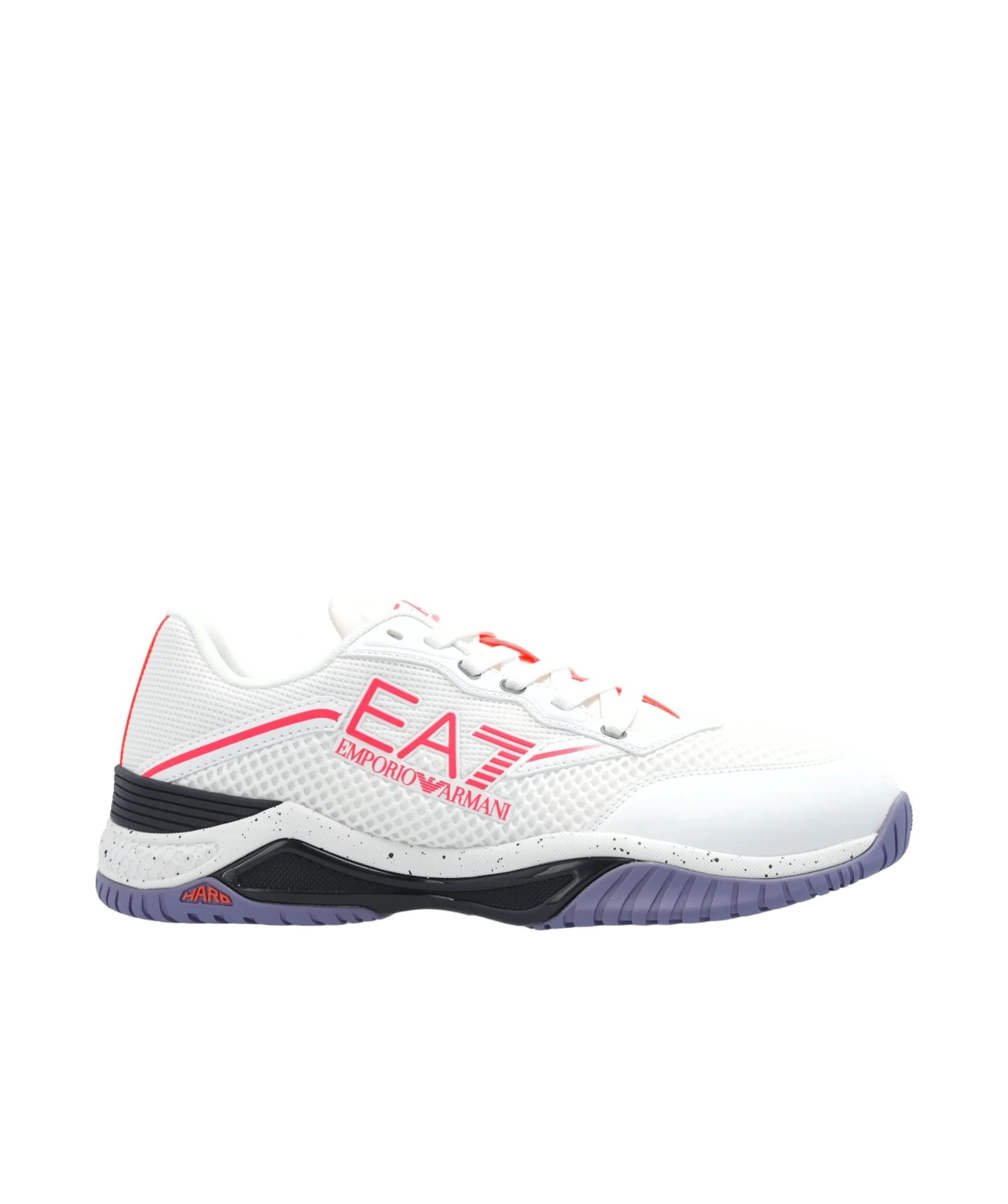 Shop Ea7 Contrasting Low-top Trainers In White