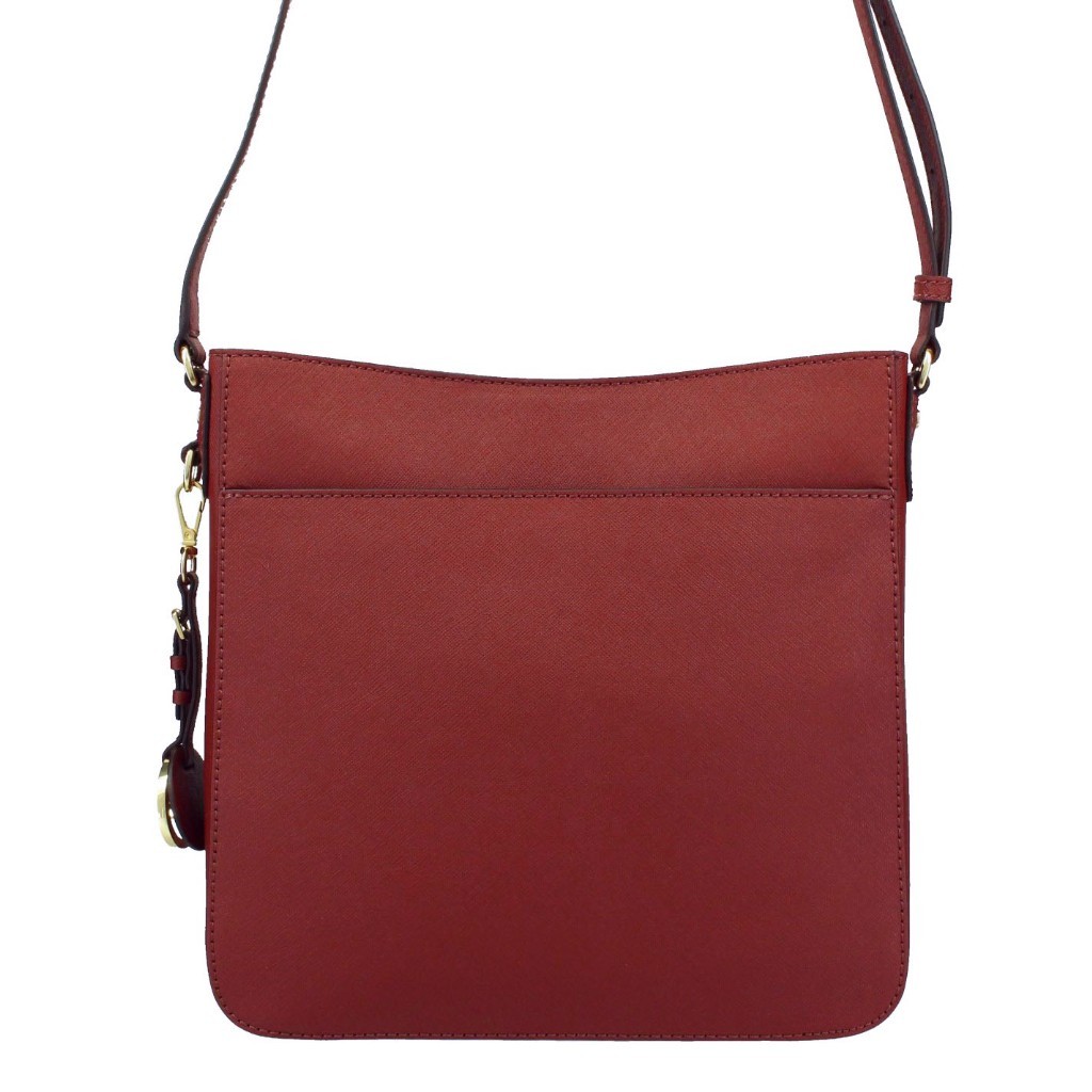 Michael Kors Logo Details Satchel In Red