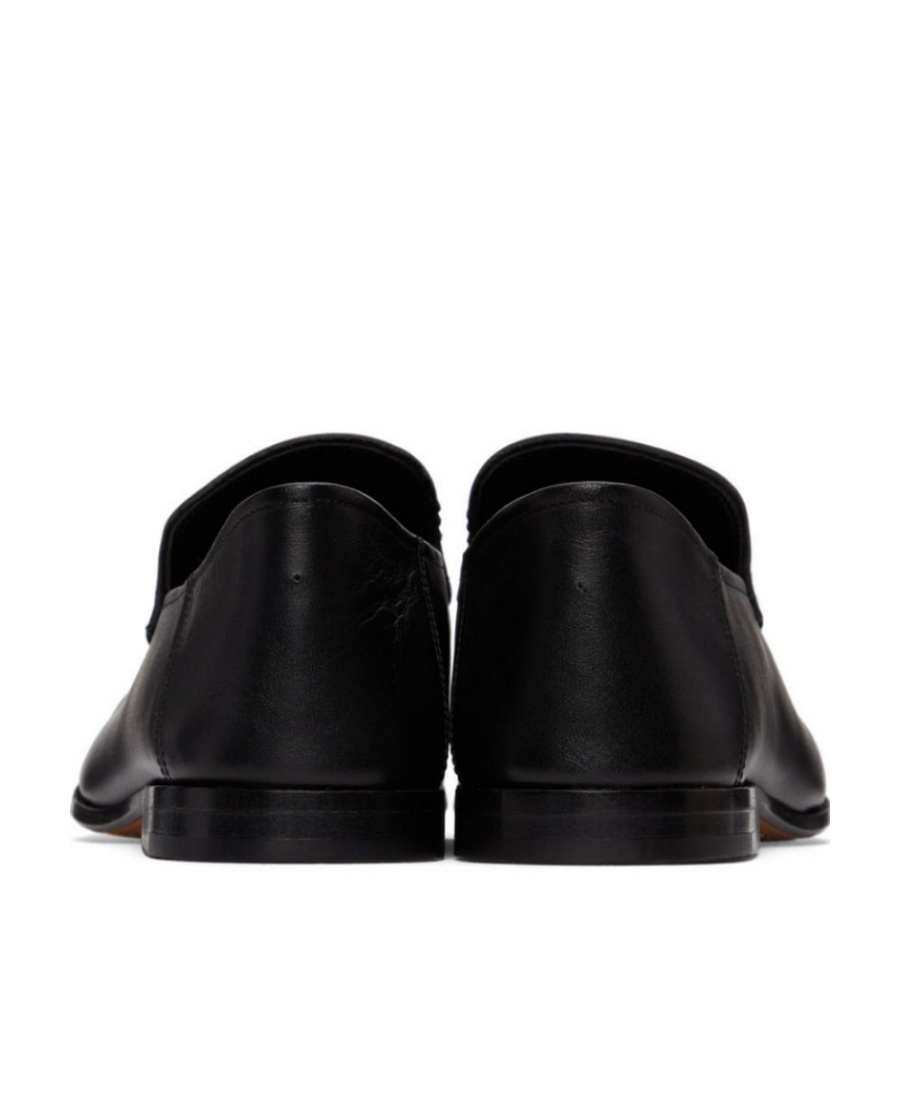 Sulvam Black Round-headed Love Shoes In Black