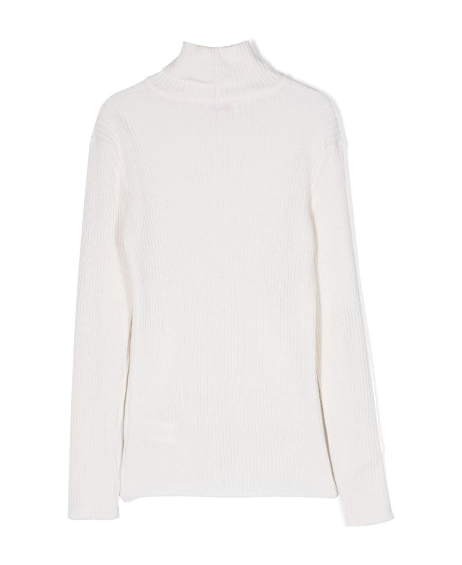 Pucci High-neck Long-sleeved Sweater In White