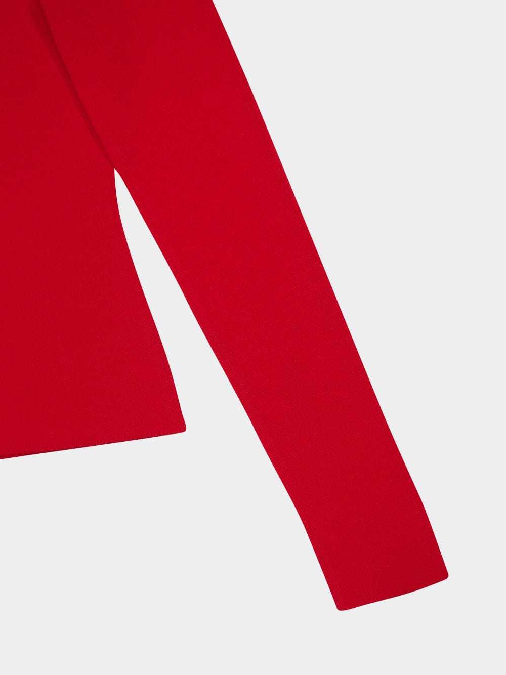 Gabriela Hearst May Knit Turtleneck In Scarlet Red Merino Wool Cashmere In Red