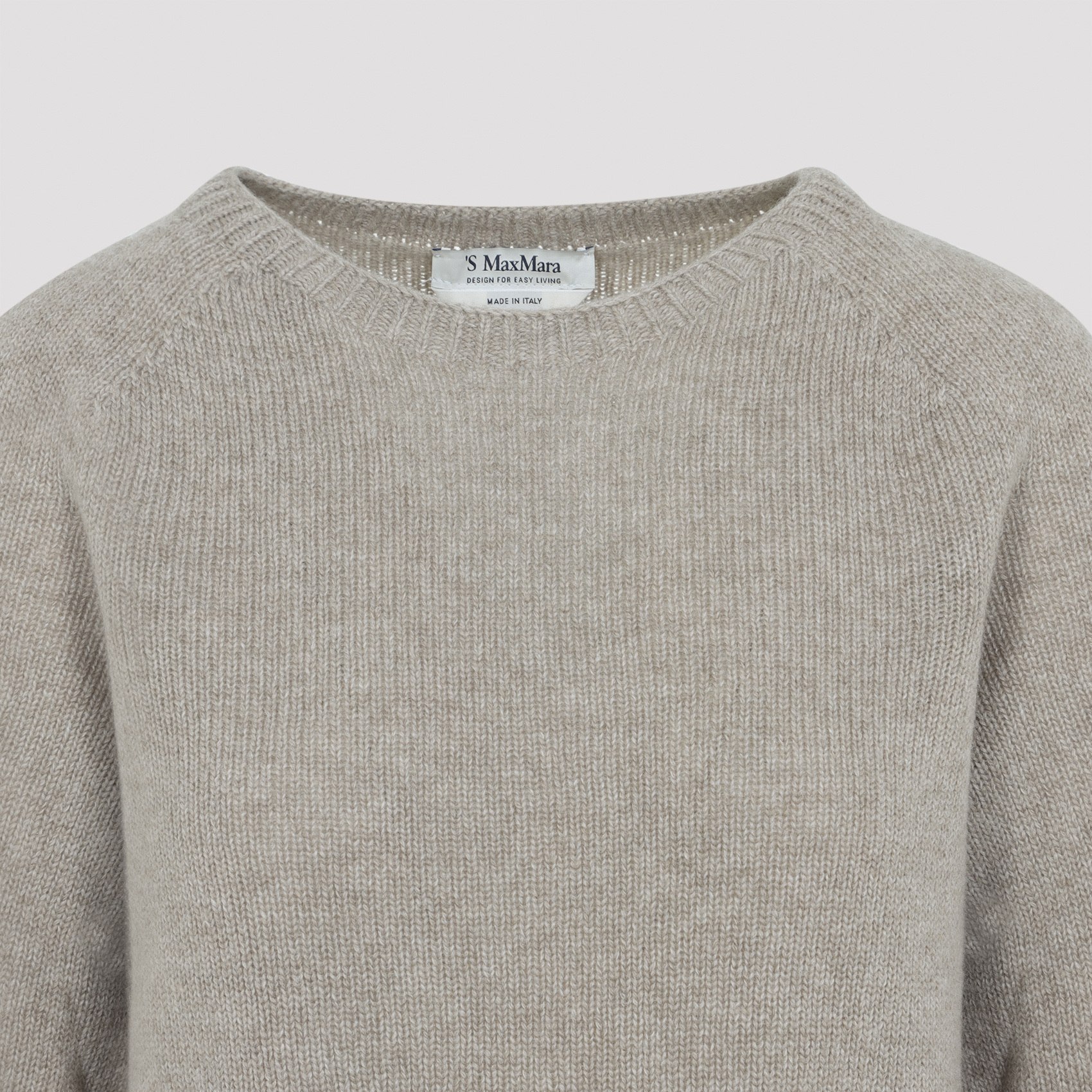 Max Mara Cashmere And Wool Sweater In Gray