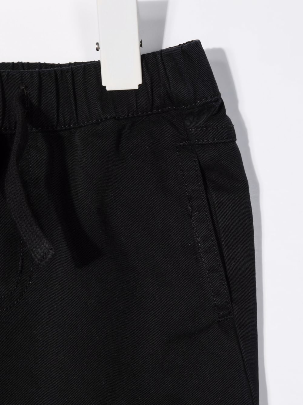 Stella Mccartney Drawstring Waist Cargo Trousers In Black