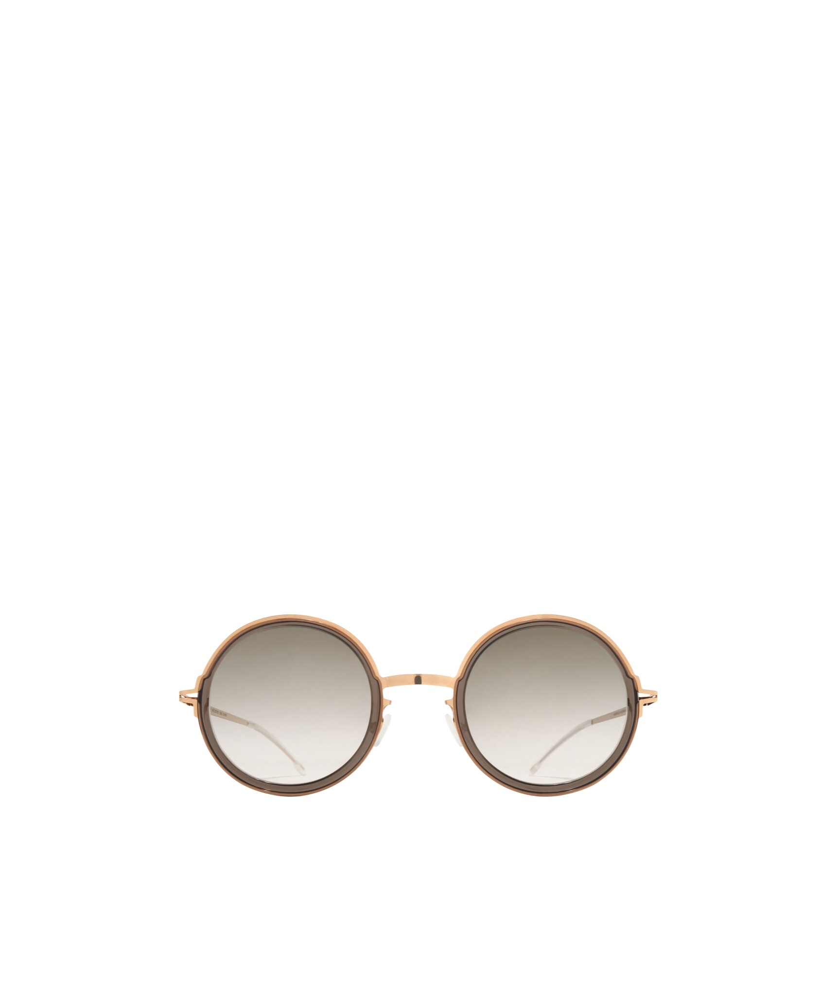Mykita Round Frame Sunglasses In White