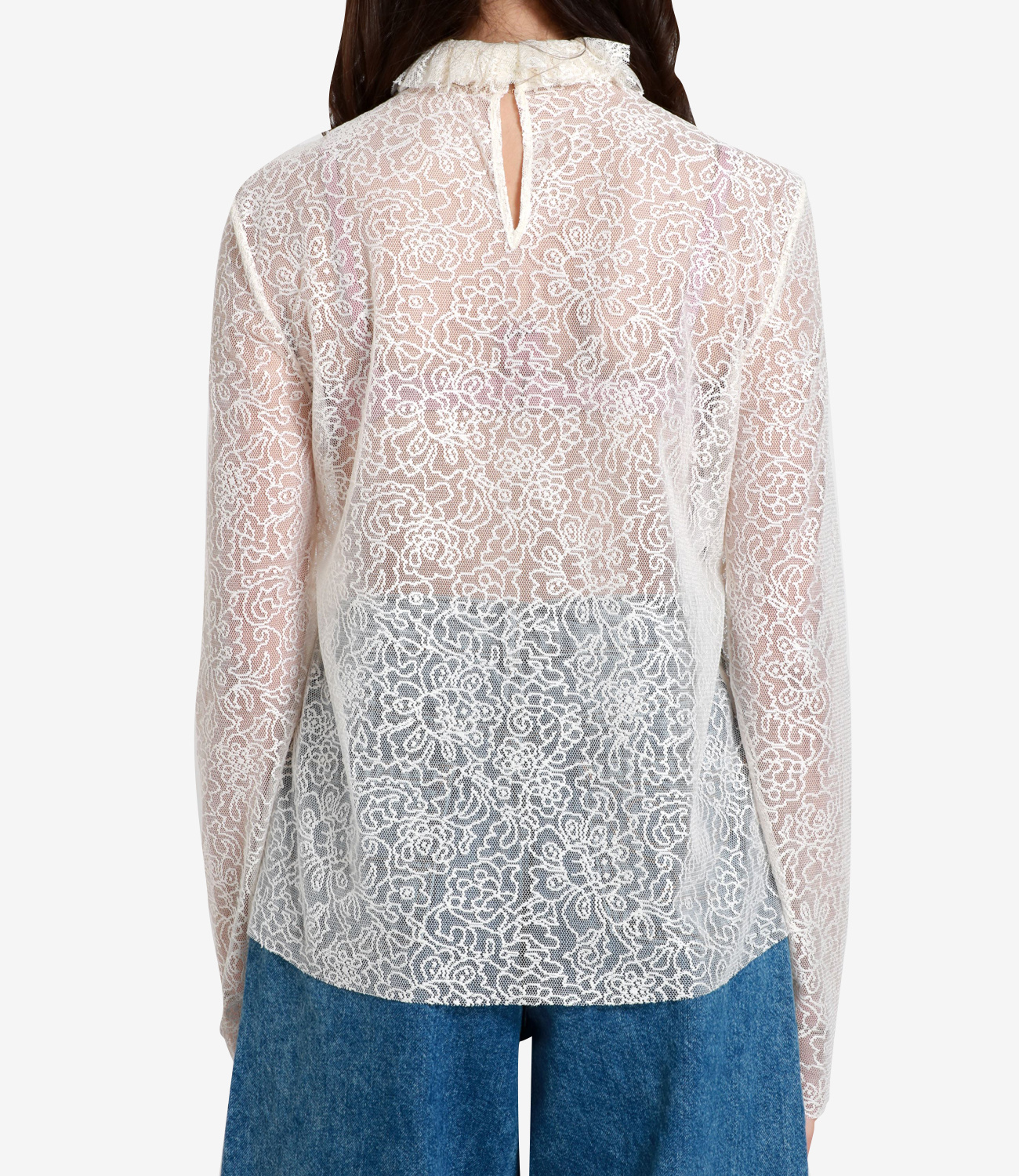 Philosophy Di Lorenzo Serafini Bow Knot Embroidered Blouse In White