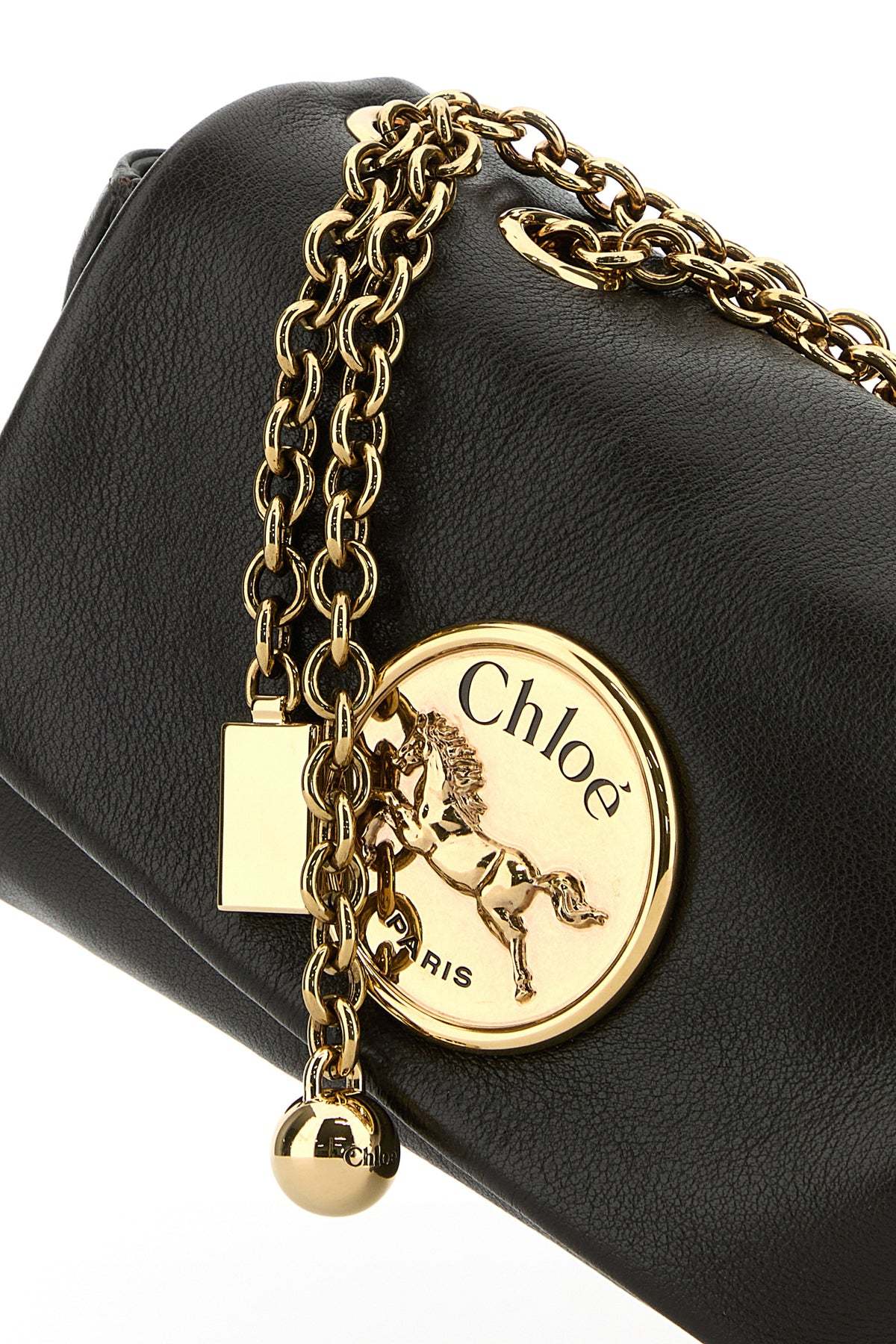 Chloé Brown Leather Heritage Shoulder Bag