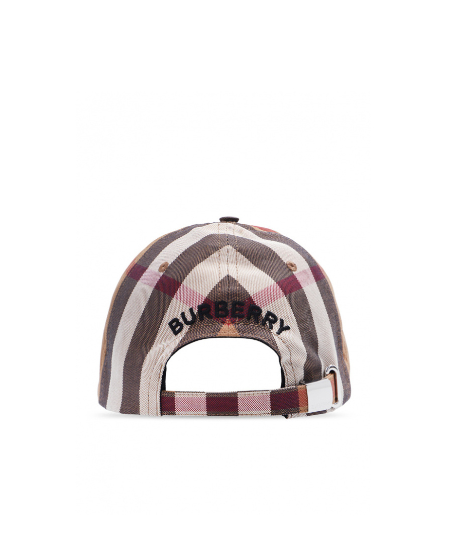 Burberry Check-print Baseball Cap In Multicolor