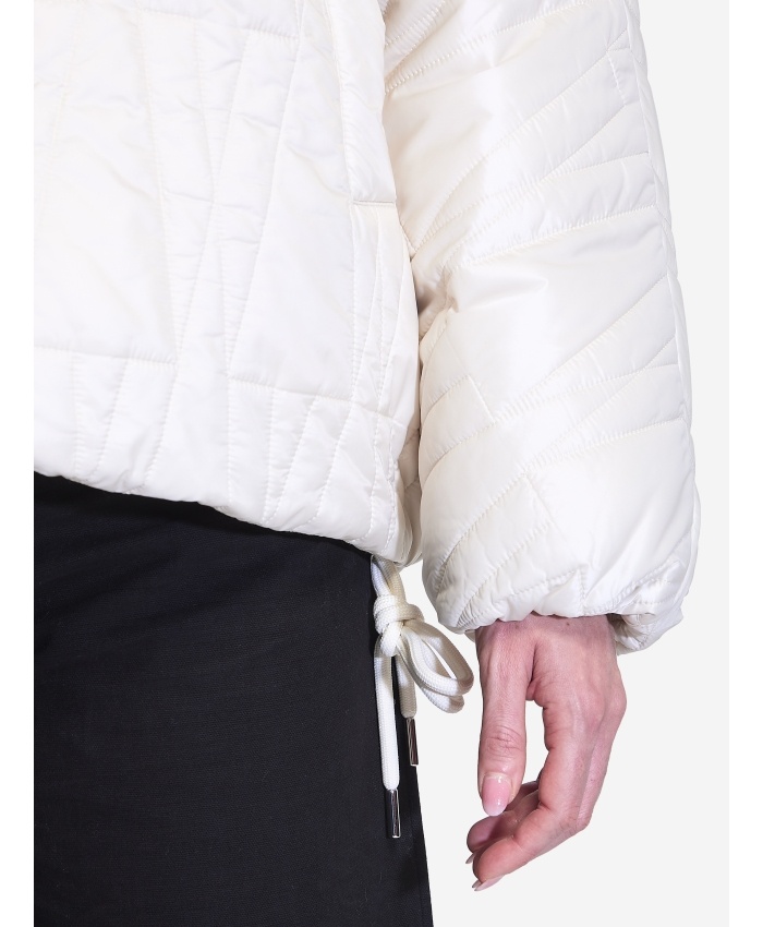 Moncler Long-sleeved Cotton Clothes In Nude