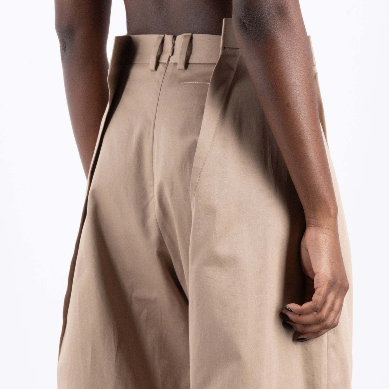 MM6 MAISON MARGIELA ASYMMETRIC TROUSERS