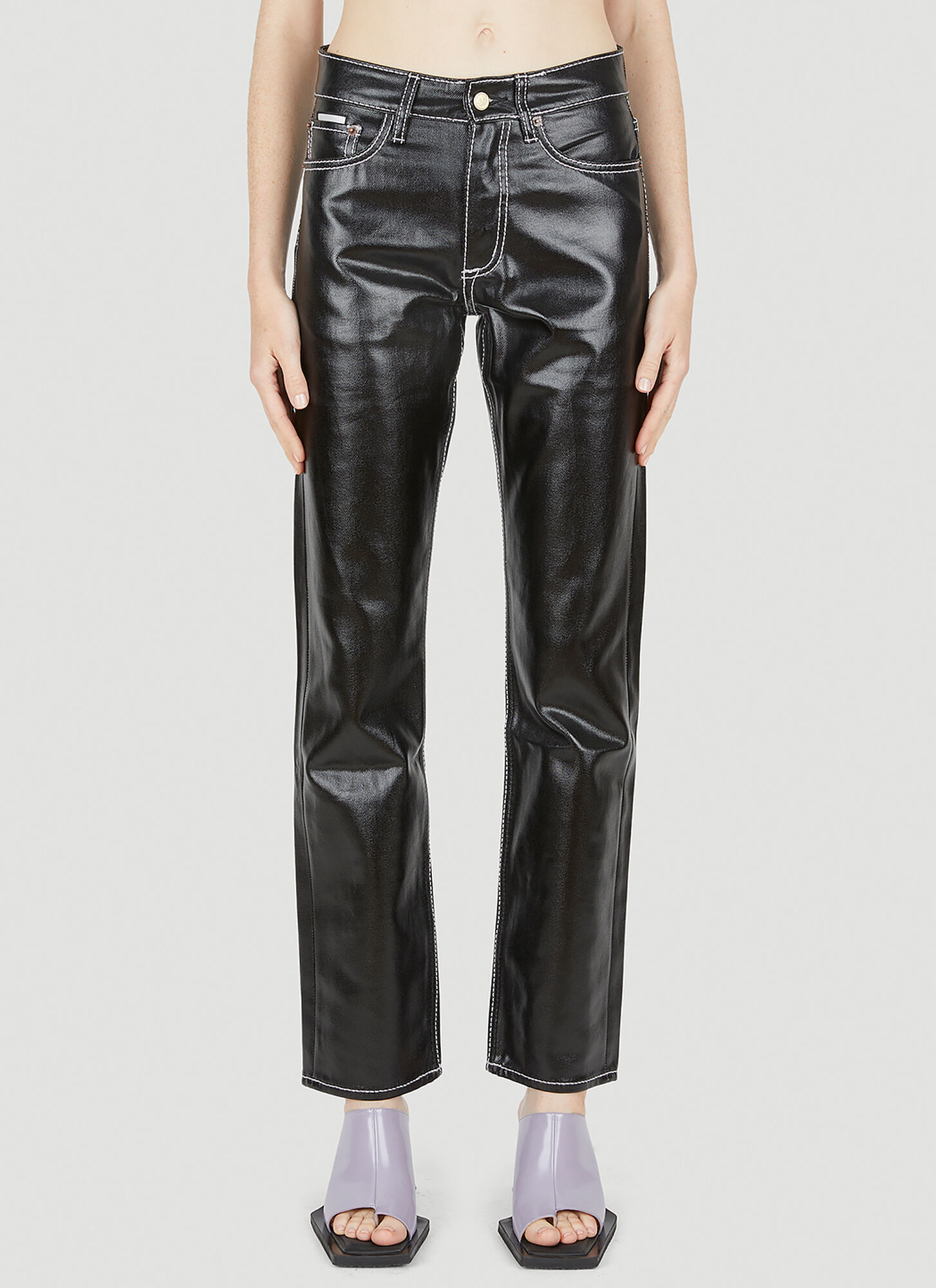 Eytys Belt Loop With Jeans In Black