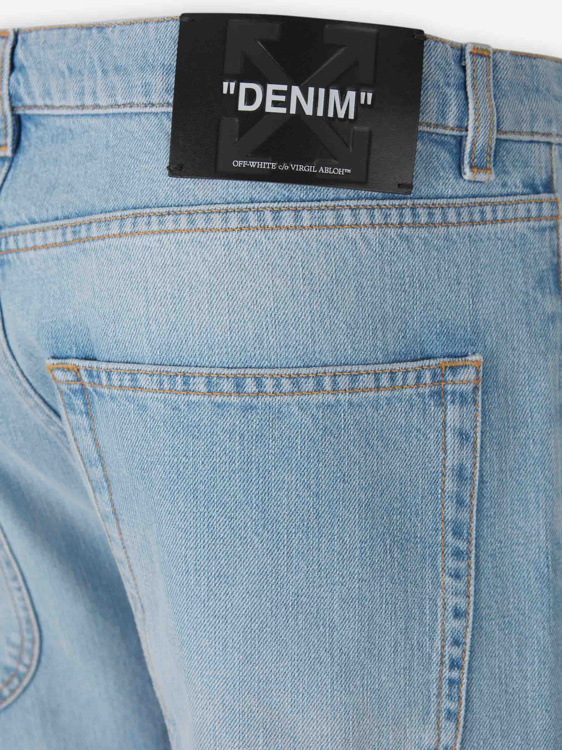 Off-white Jeans With Belt Loops