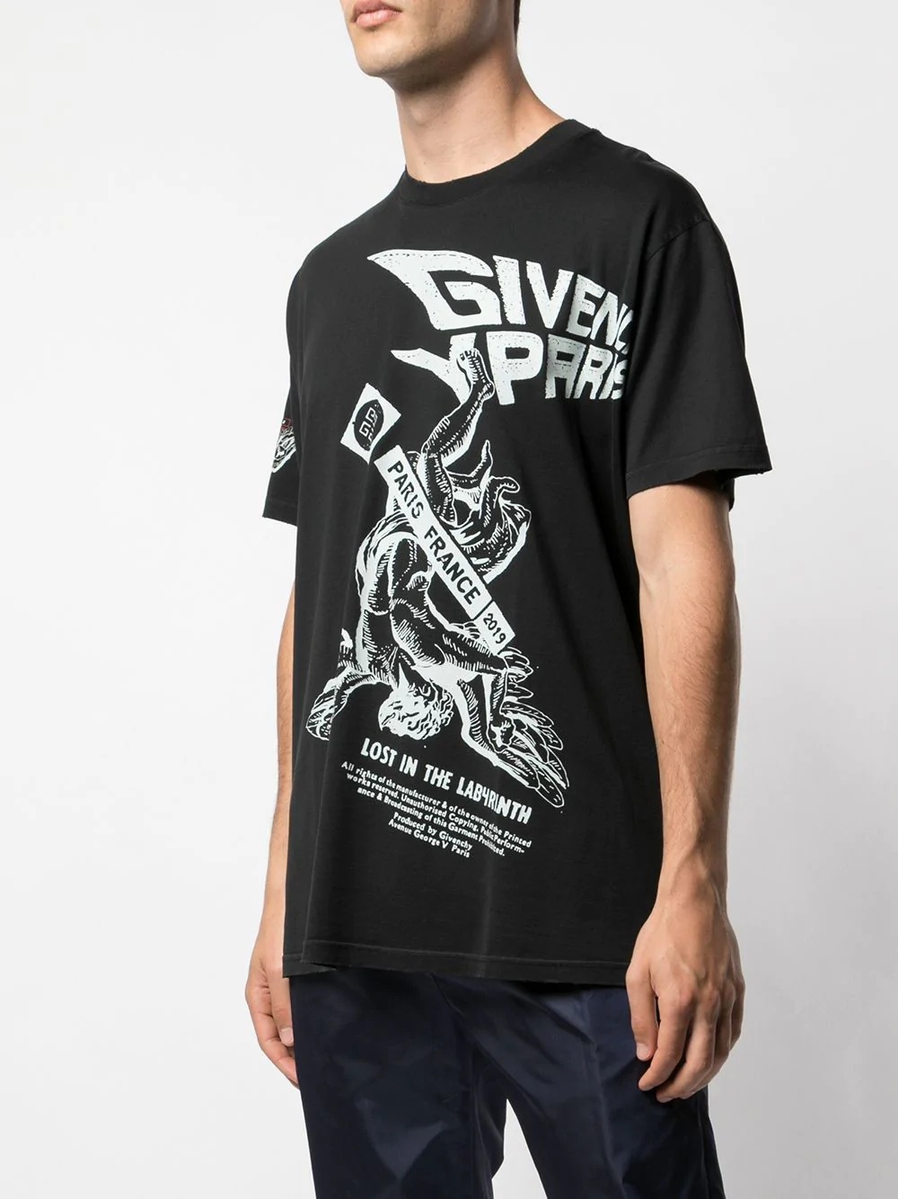 Givenchy Print T-shirt In Black