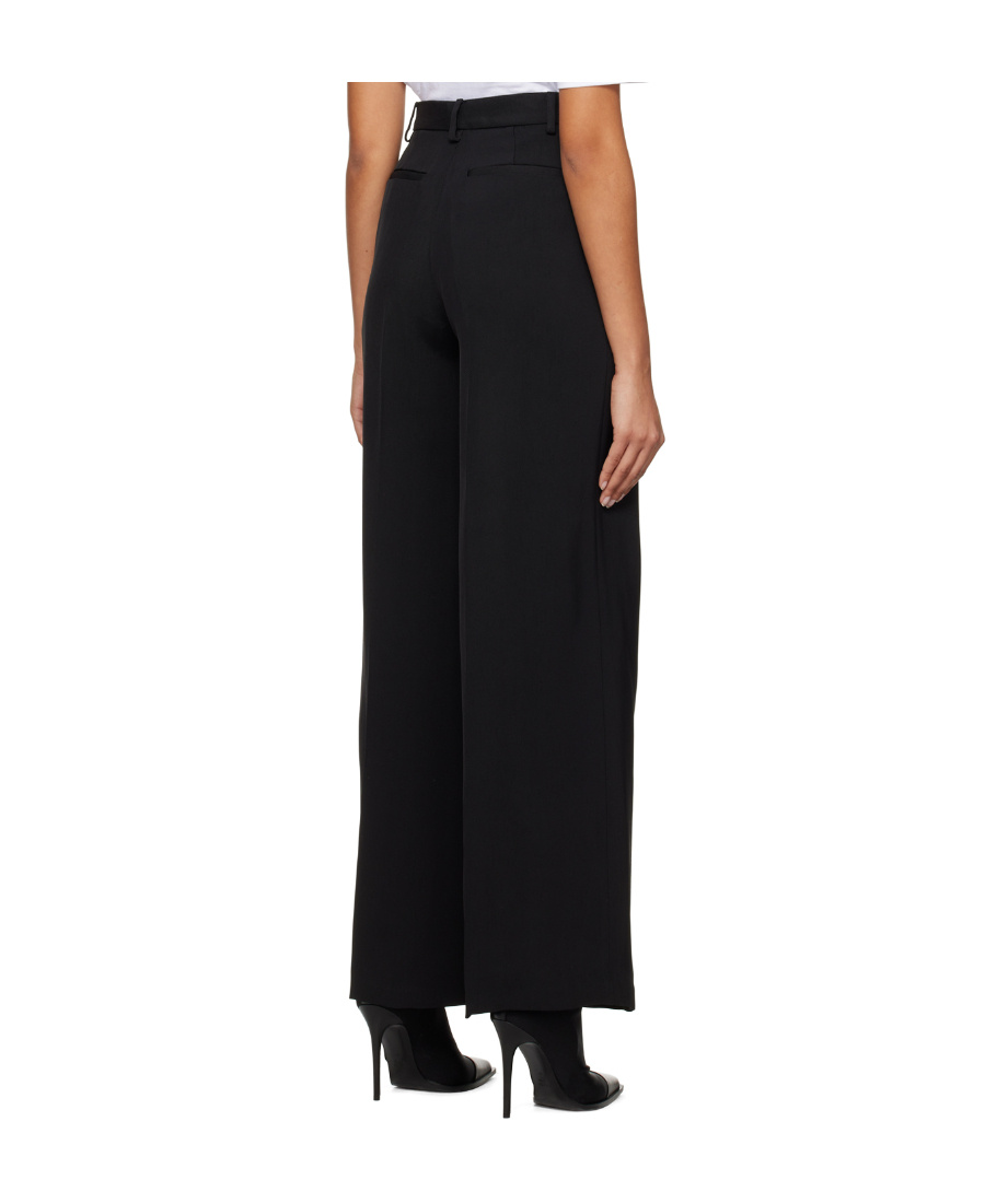 Amiri Double Pleated Twill Casual Pants In Black