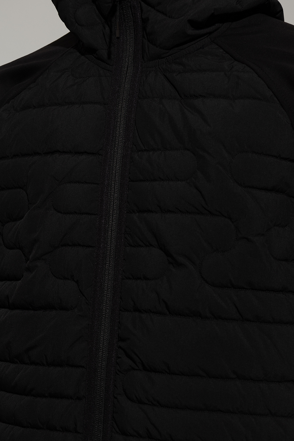 Y-3 Padded Hooded Jacket In Black