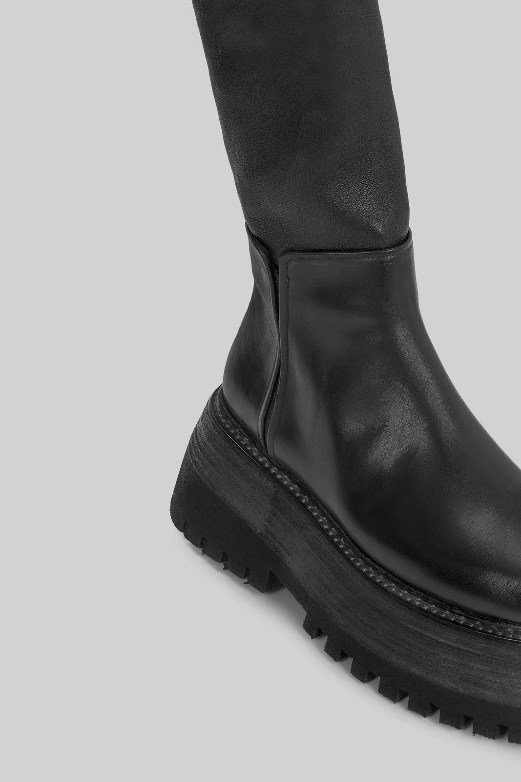 Marsèll Round-headed Boots In Black