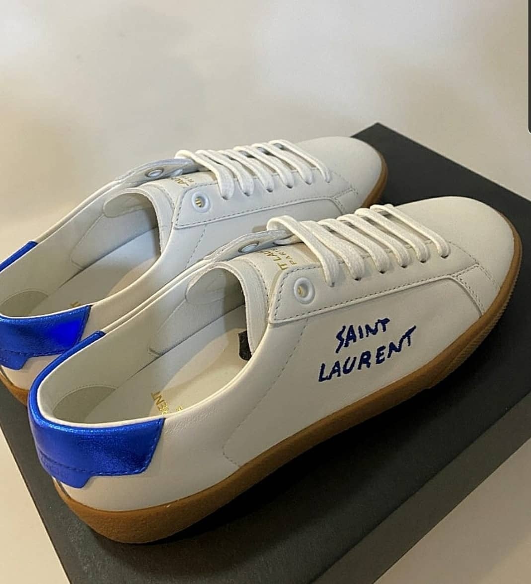 Saint Laurent Court Classic Sl/06 Low-top Sneakers In Pink