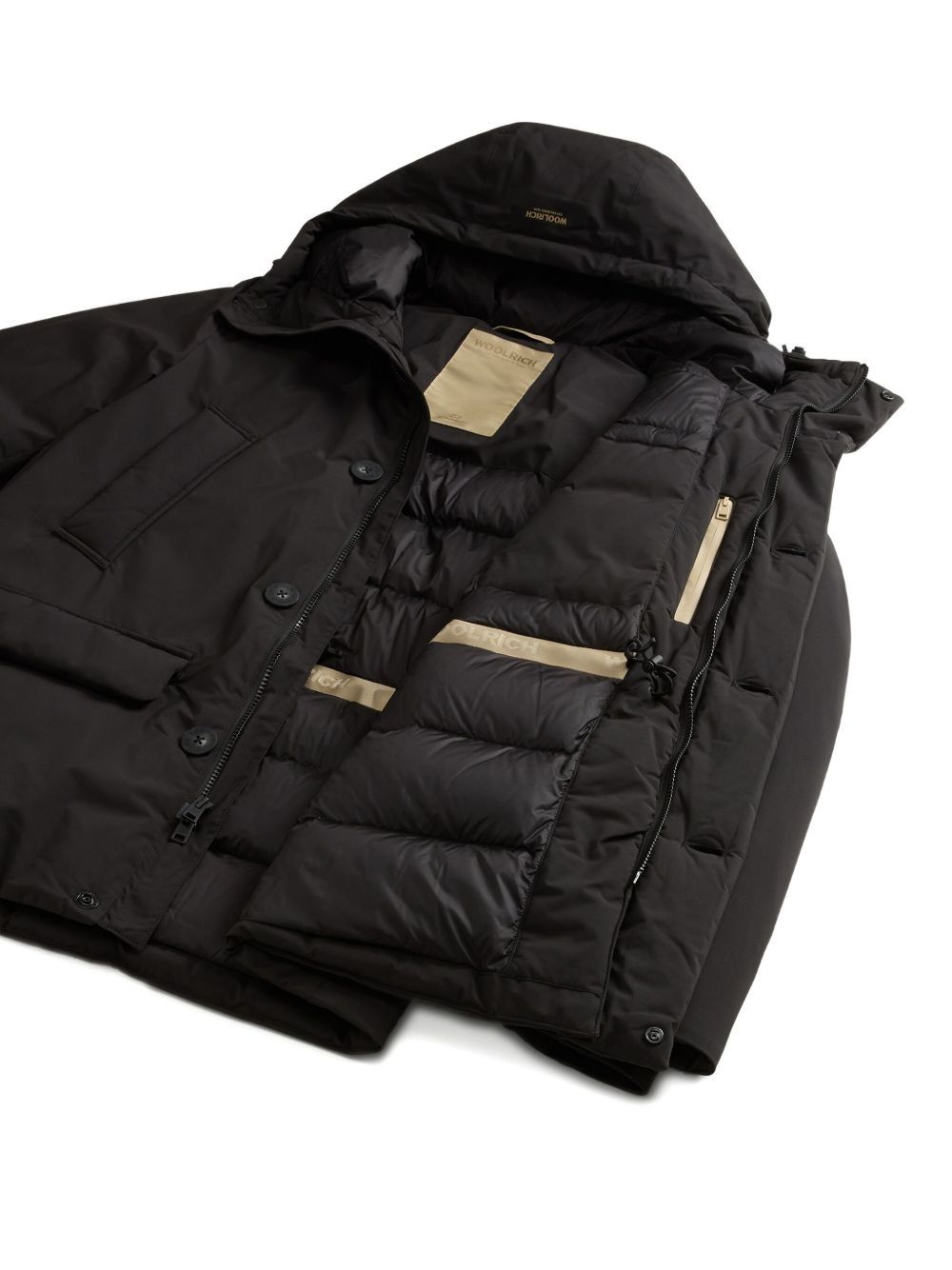 Woolrich Coats In Black