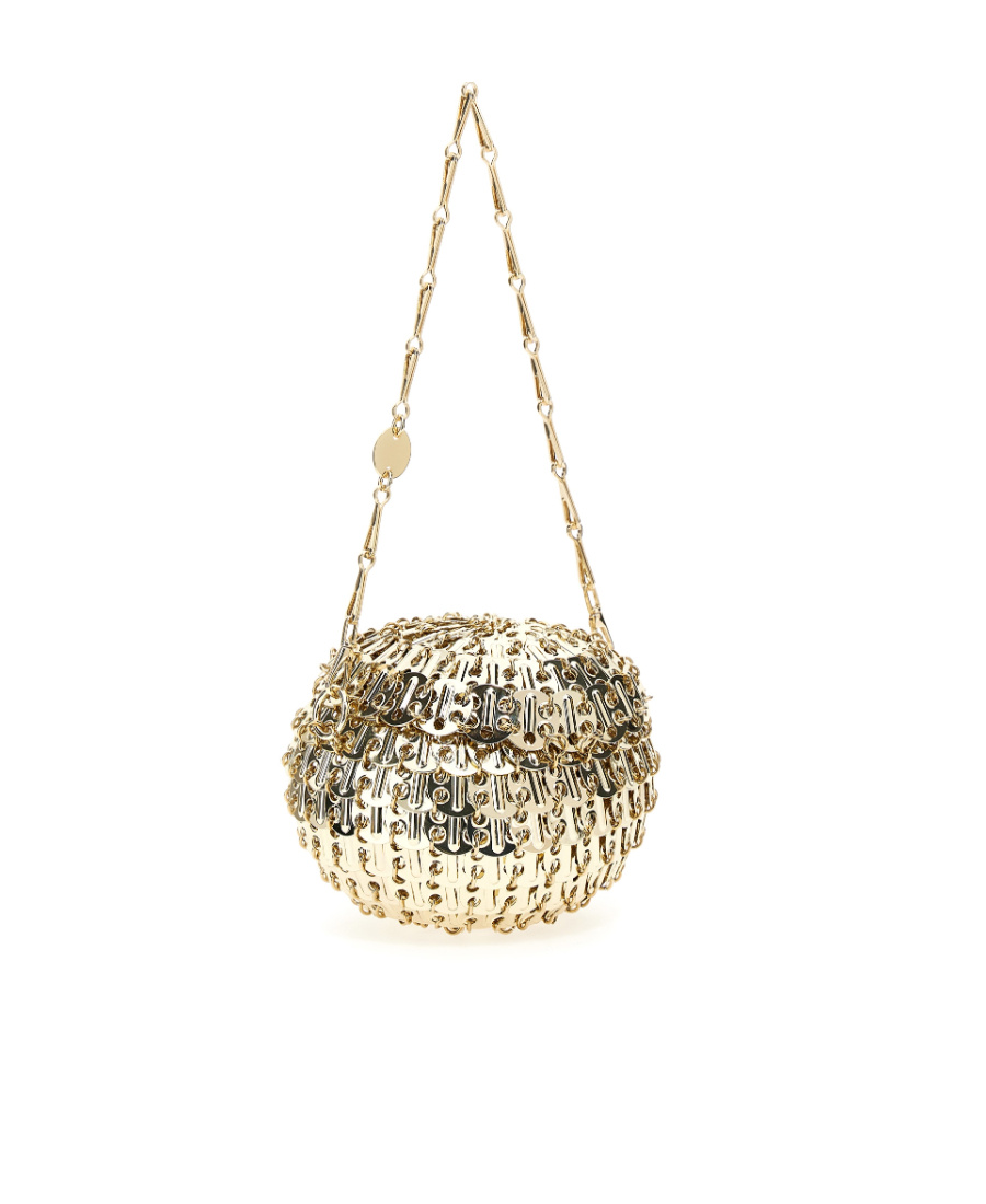 RABANNE 1969 BALL OVERLAPPING-DISC CLUTCH BAG 