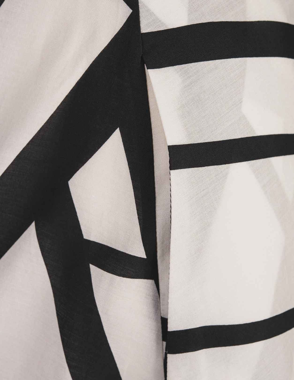 Kiton Printed Silk Midi Skirt In White