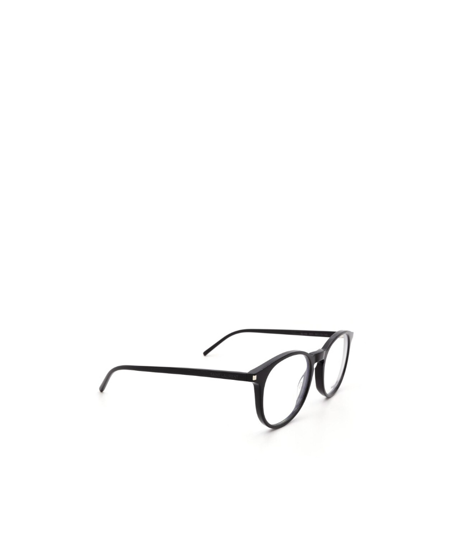 Saint Laurent Round Frame Glasses In Black