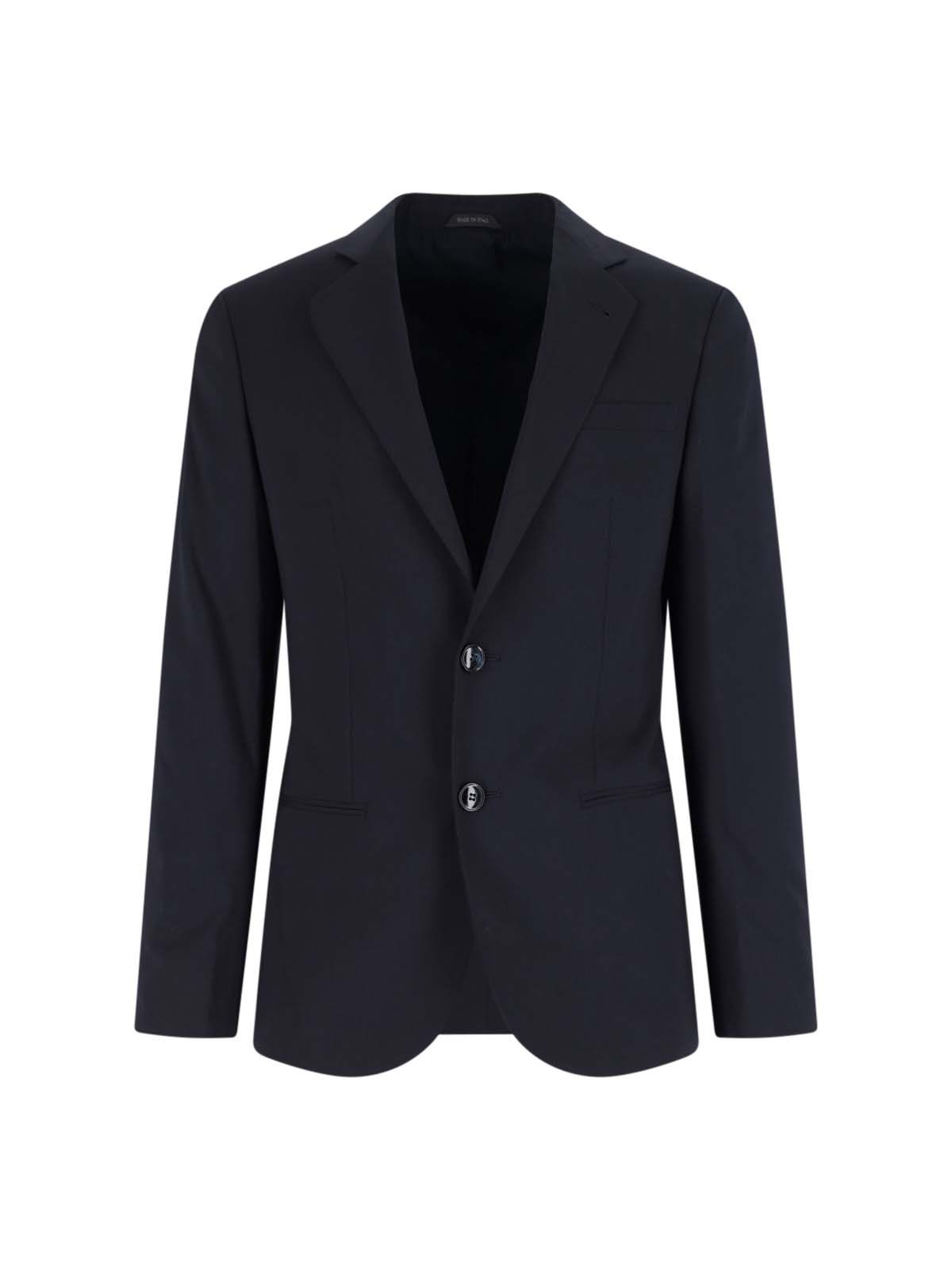 Giorgio Armani Two-piece Tailored Suit In Black