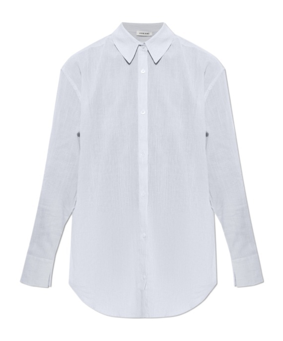 Anine Bing Long Sleeve Shirt In Green