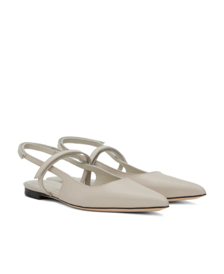 By Far Magic Straps With Ballet Shoes In Nude