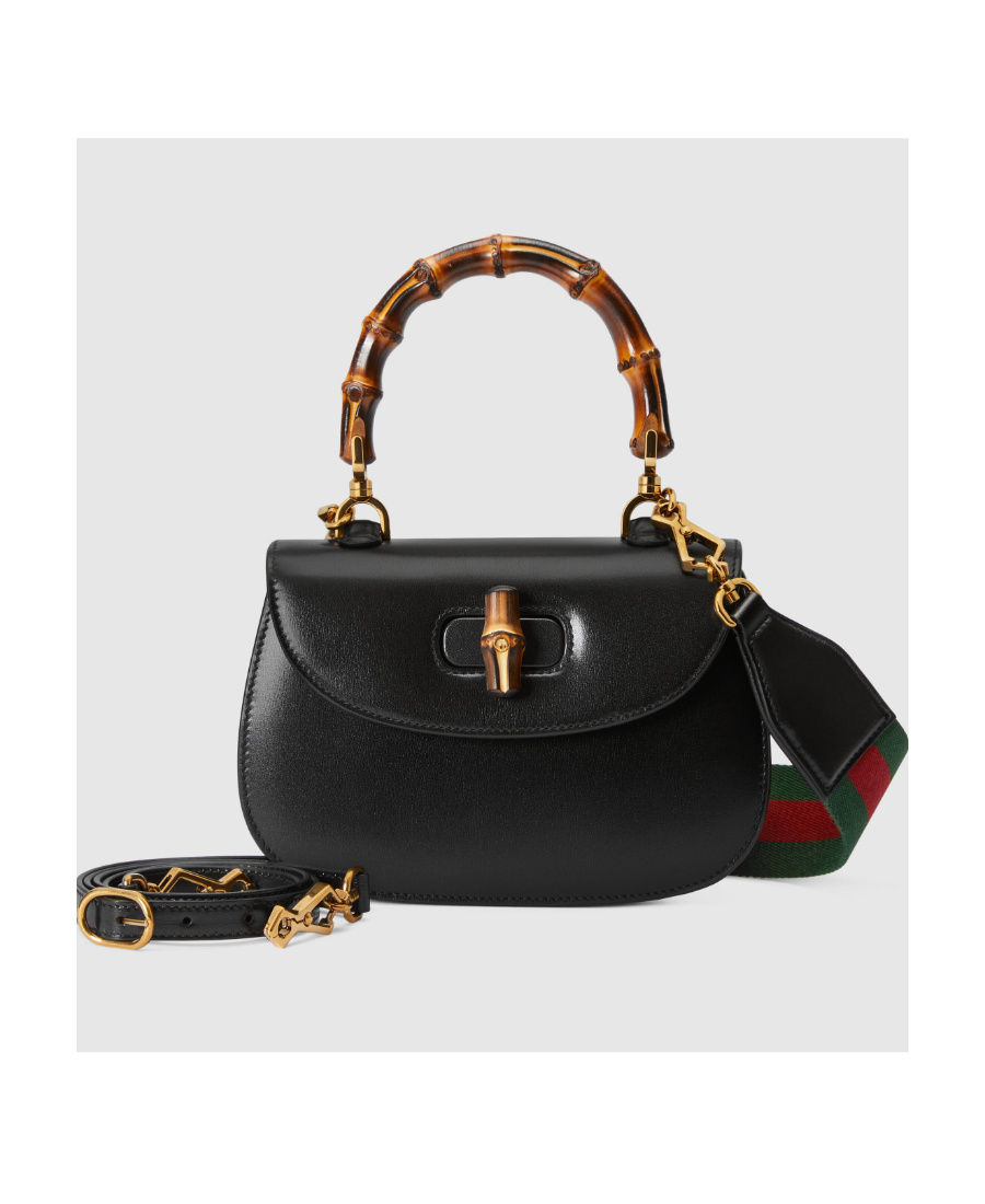 Gucci 1947 Top Handle Tote Bag In Black