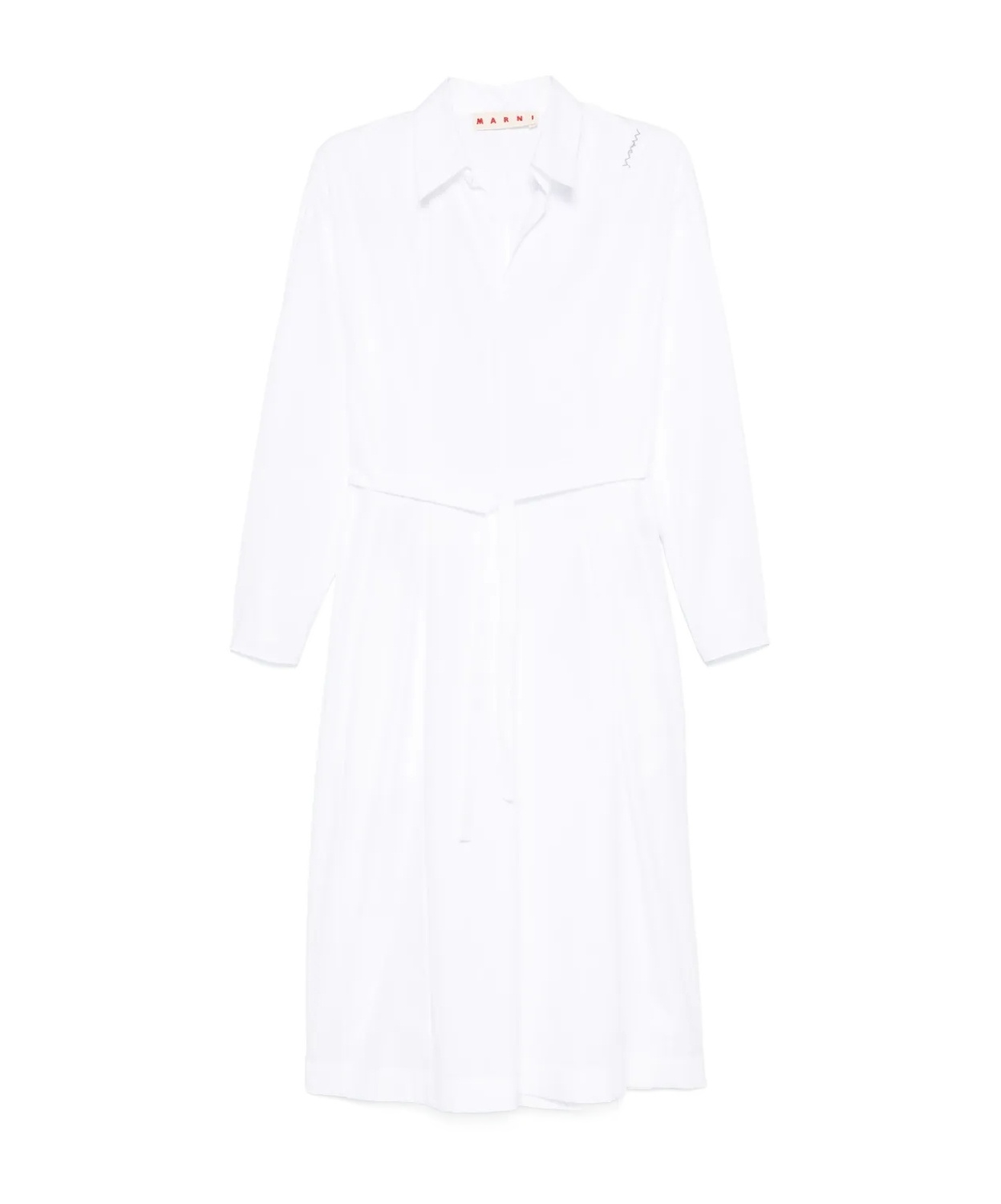 Marni Belted Waist Midi Dress