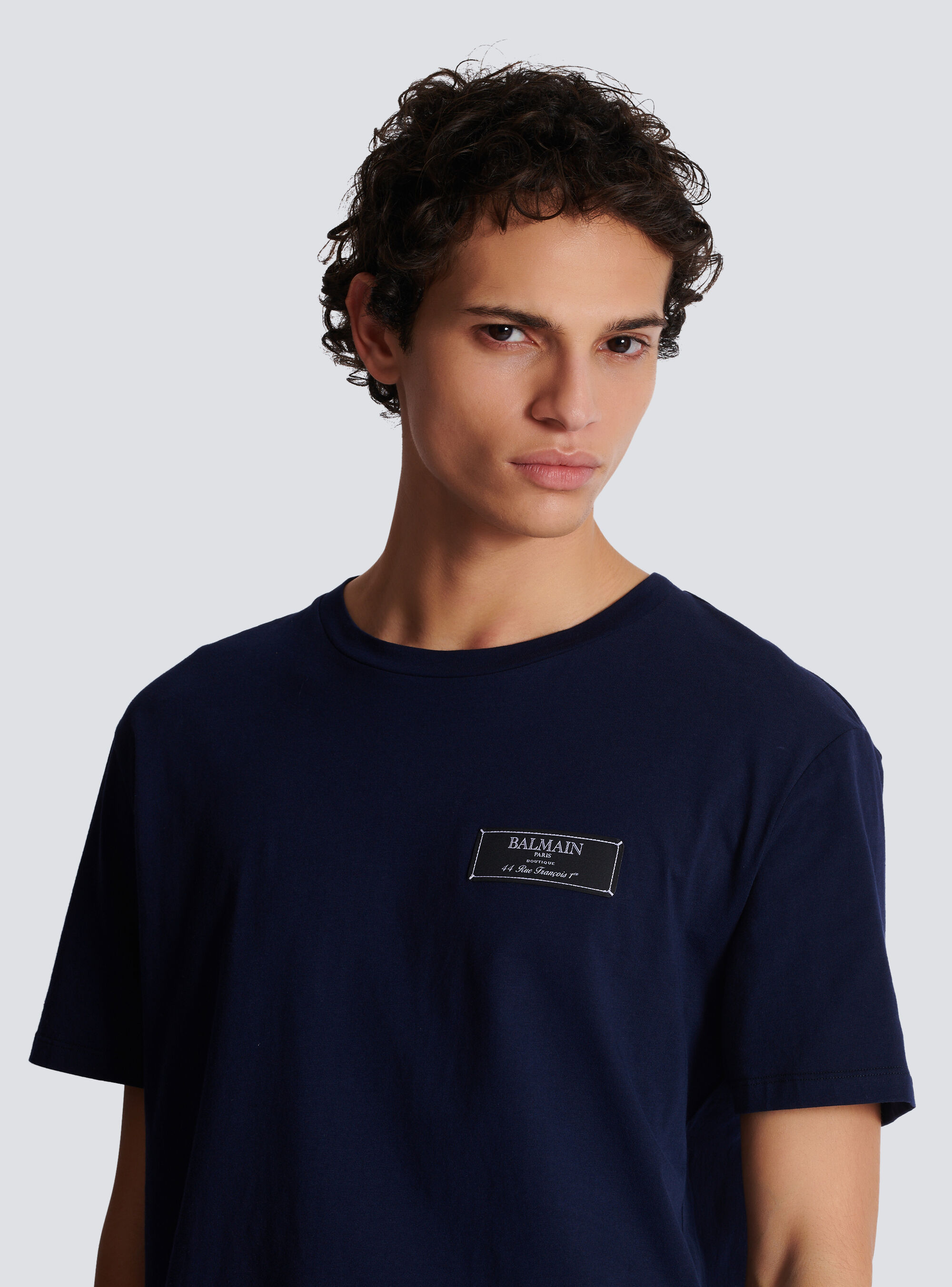 Balmain Short-sleeved T-shirt In Black
