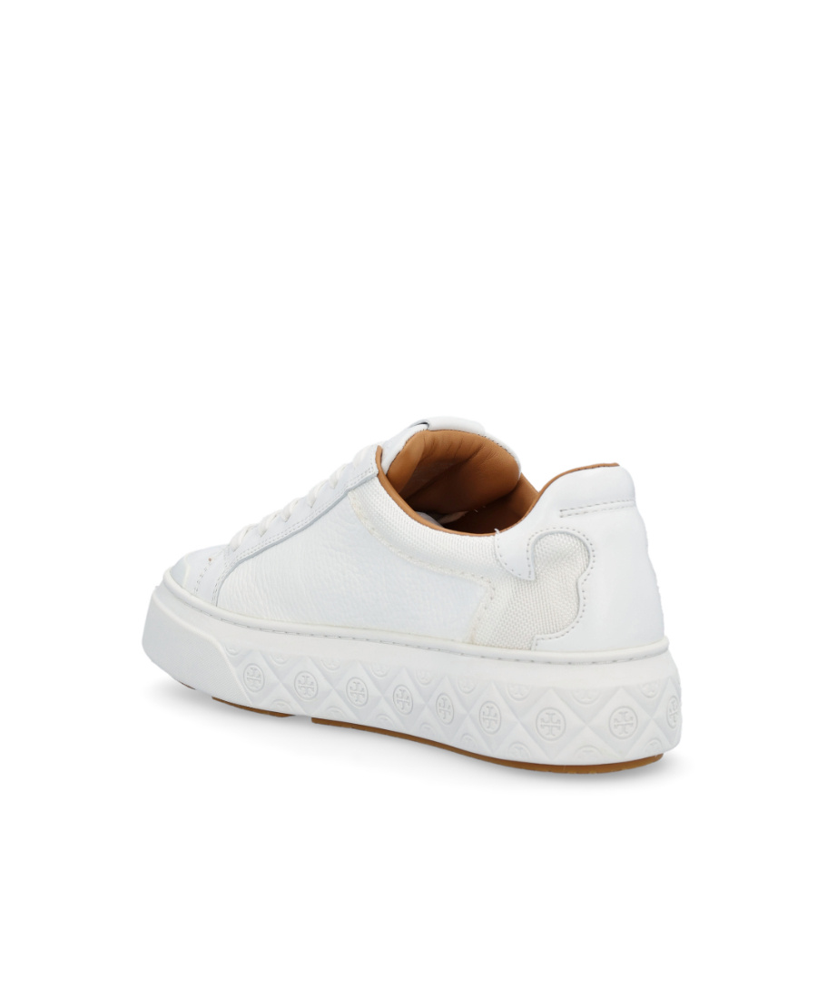 Tory Burch Low-top Leather Sneakers In White