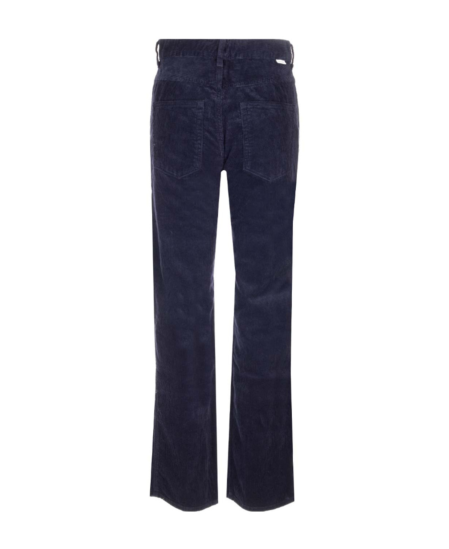 Isabel Marant Étoile Rwan Corduroy Straight-leg Trousers In Black