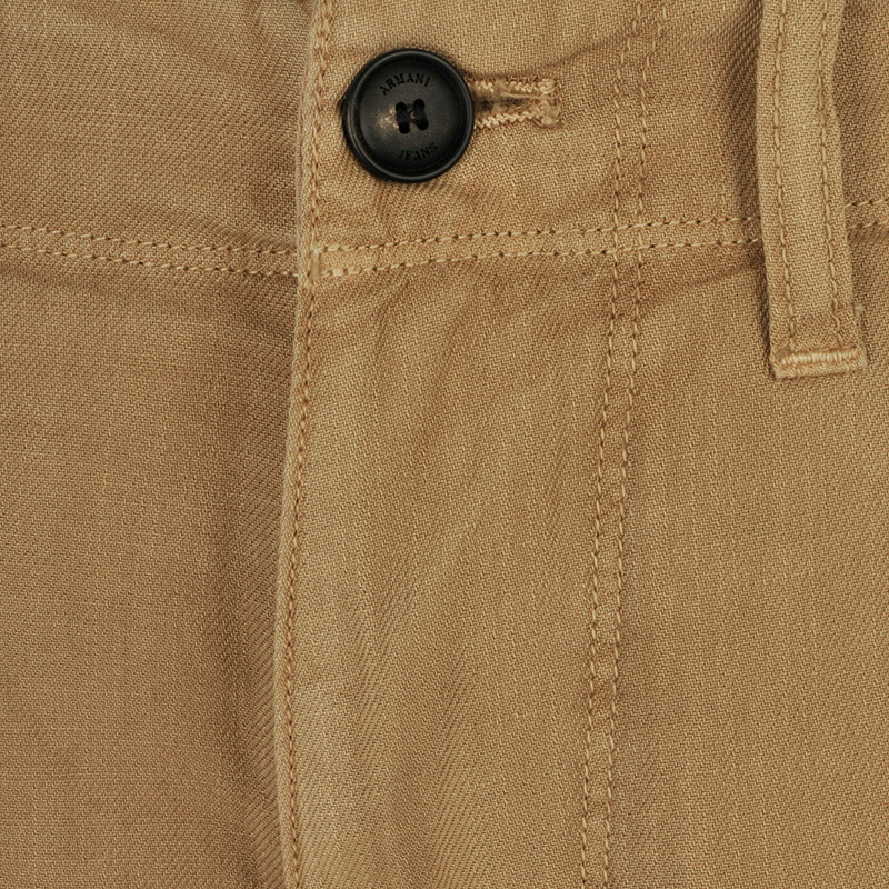 Armani Jeans Straight Shorts In Brown