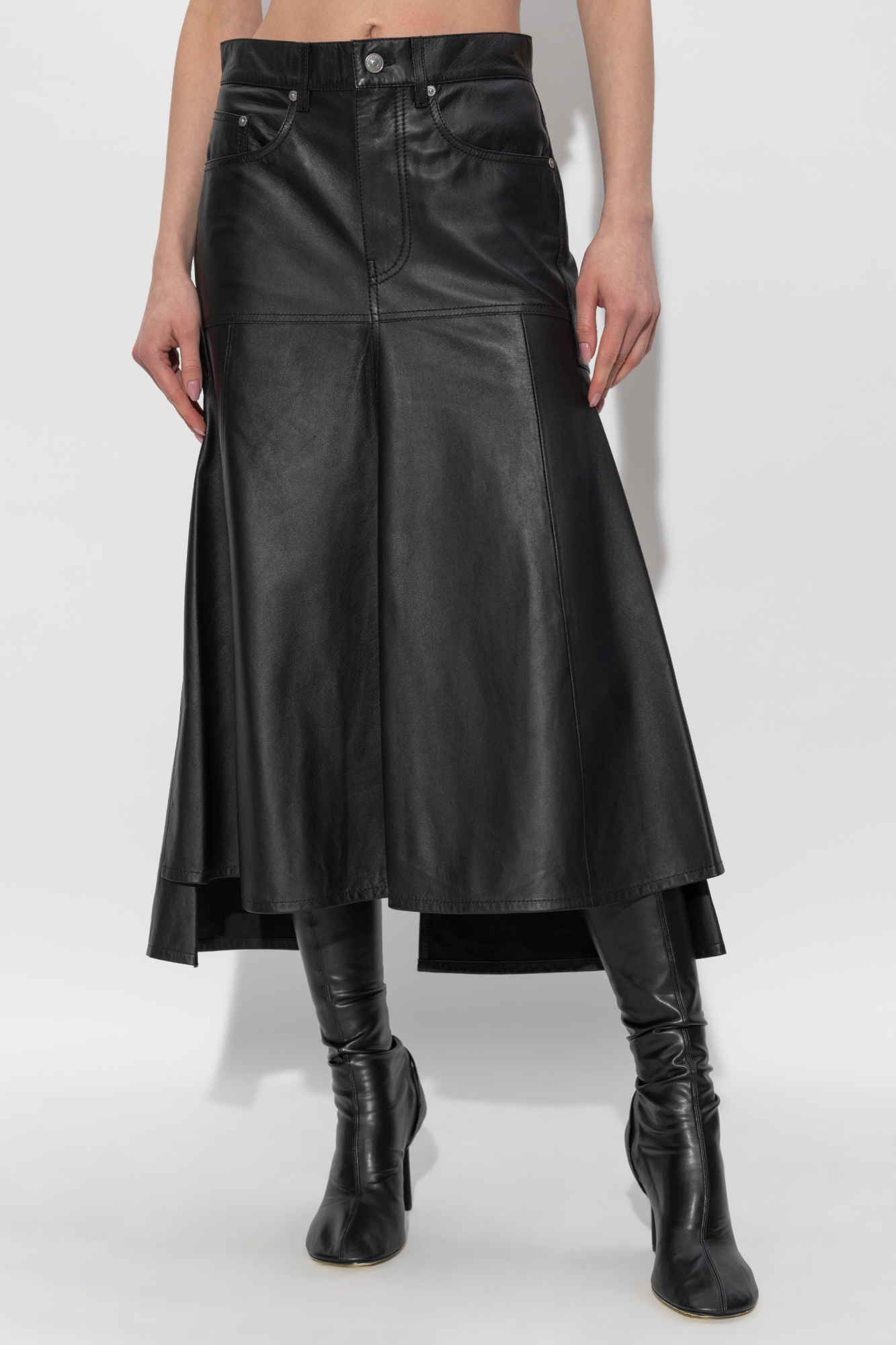 Victoria Beckham Knee Length And Midi Skirts In Black