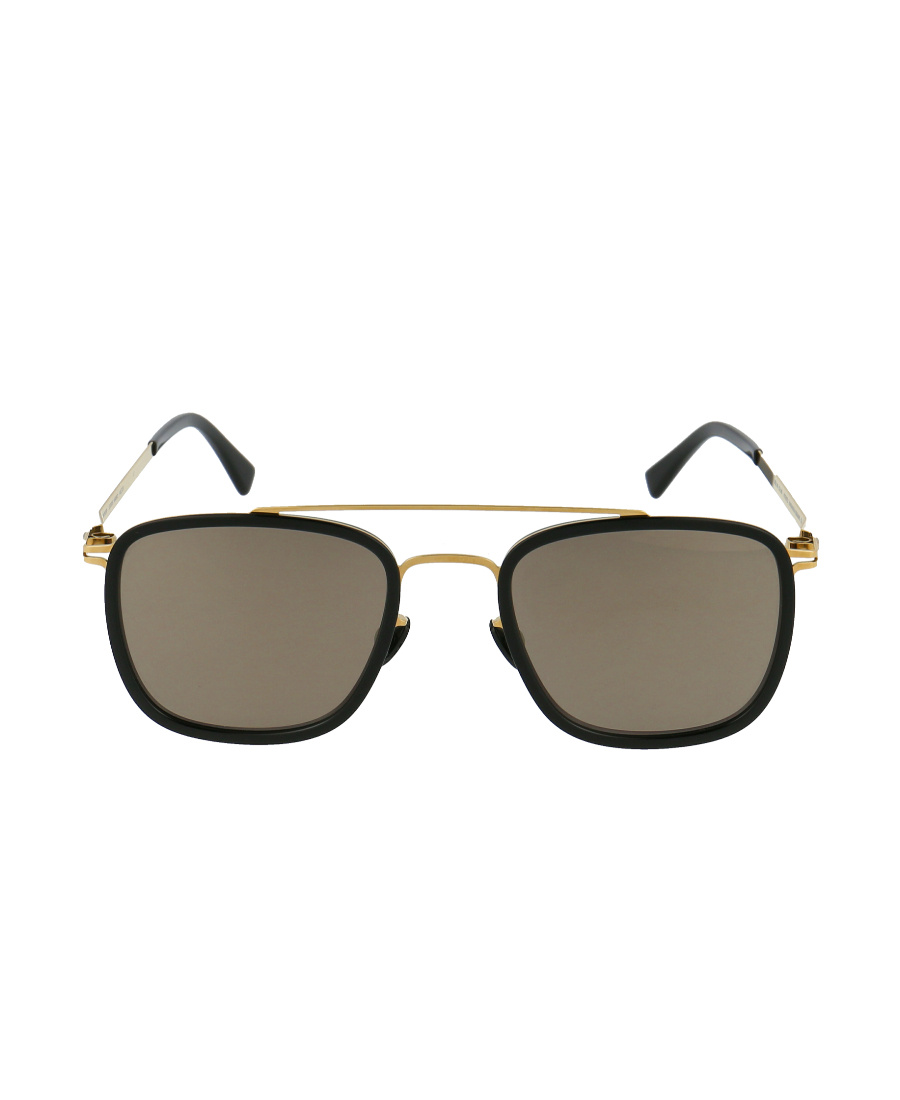 Mykita Black Square Sunglasses In Gray