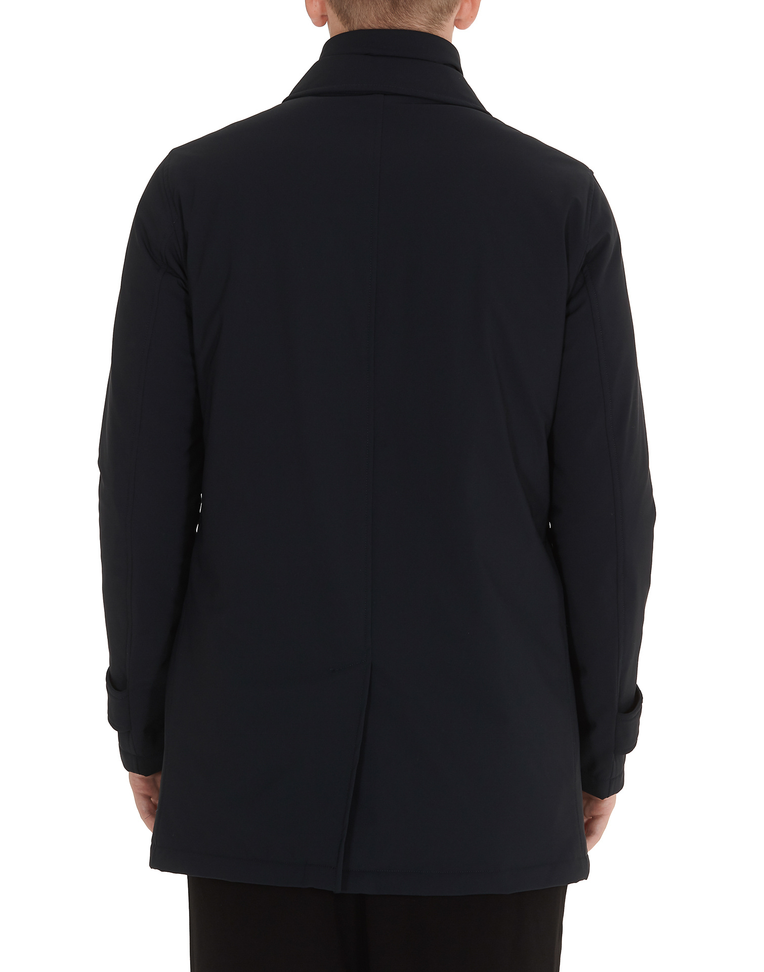 Herno Trench Coat In Washington In Blue