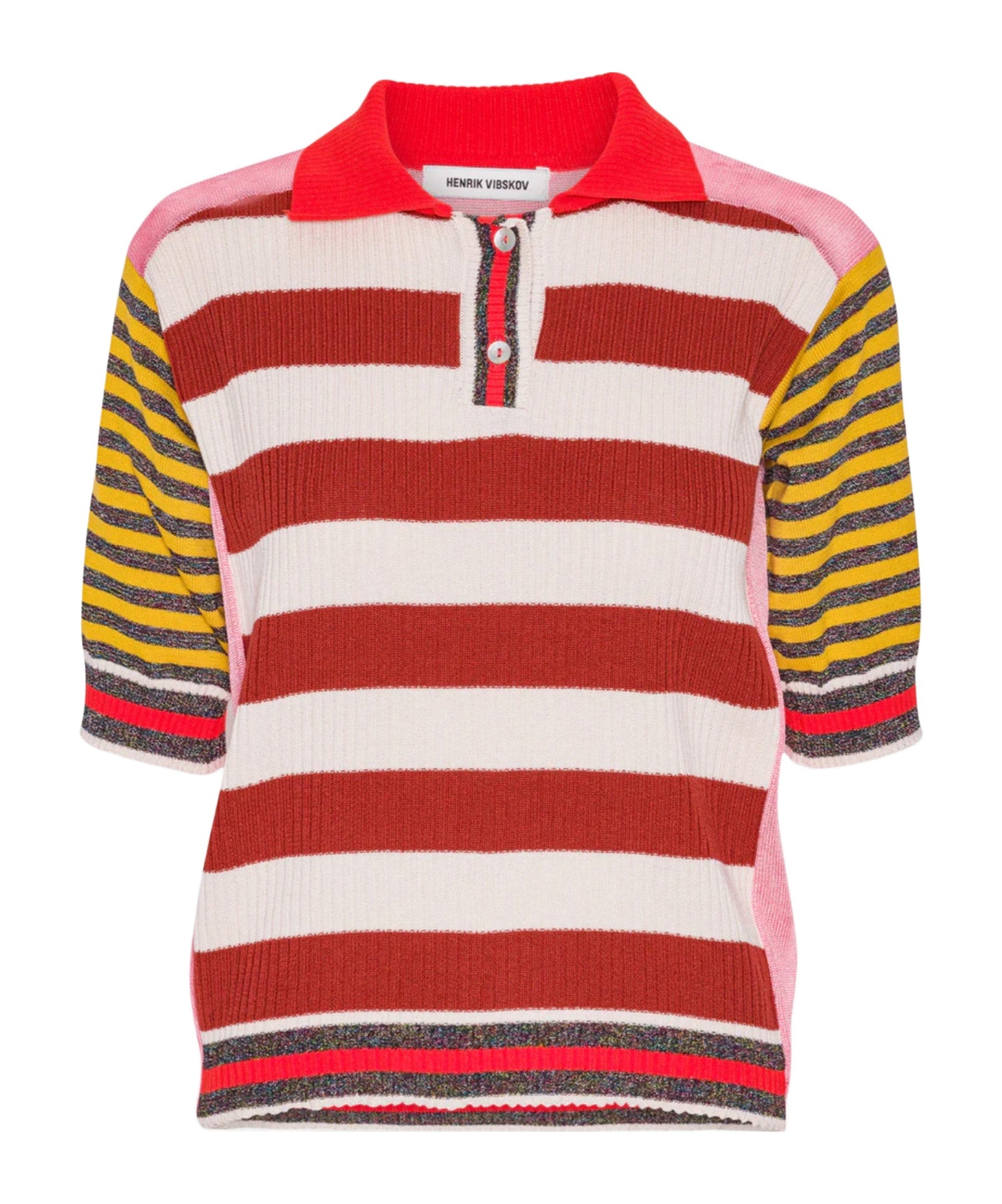 HENRIK VIBSKOV MIX POLO PINK MIX