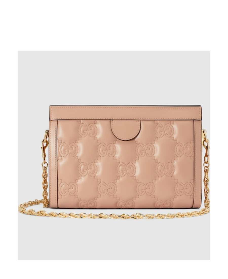 Gucci Women's Gg Matelassã© Small Crossbody Bag In Nude