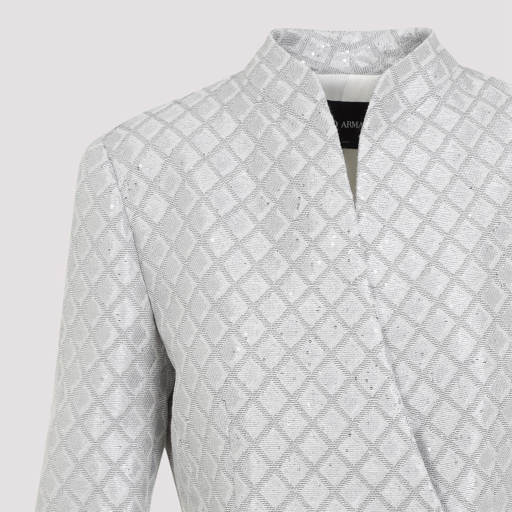 Giorgio Armani Sequin-embellished Blazer In White