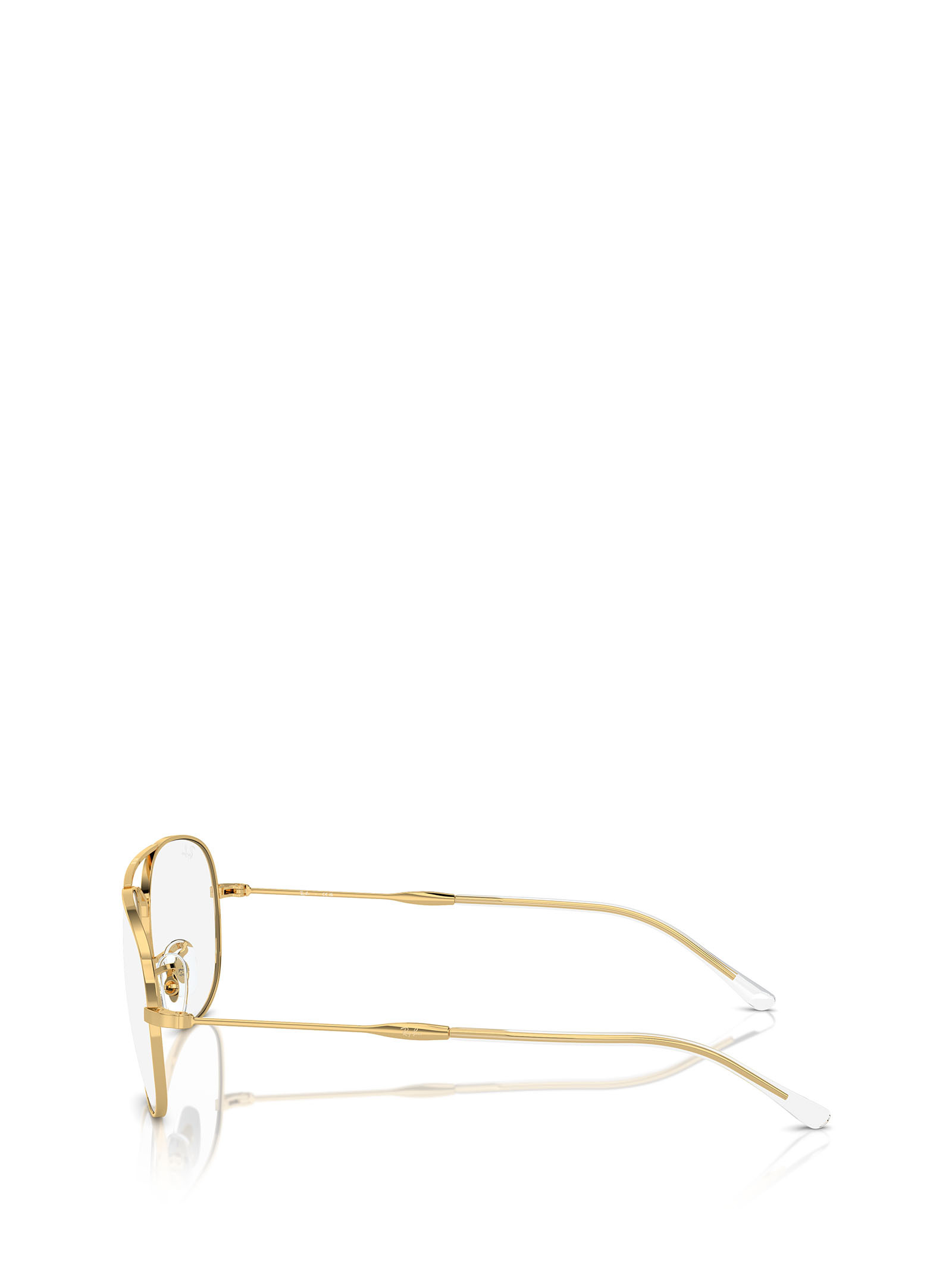 Ray Ban Bain Bridge 60mm Polarized Pillow Aviator Sunglasses In Gold