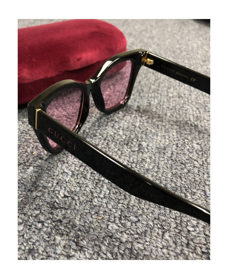 Gucci Cat-eye Frame Logo Sunglasses In Red