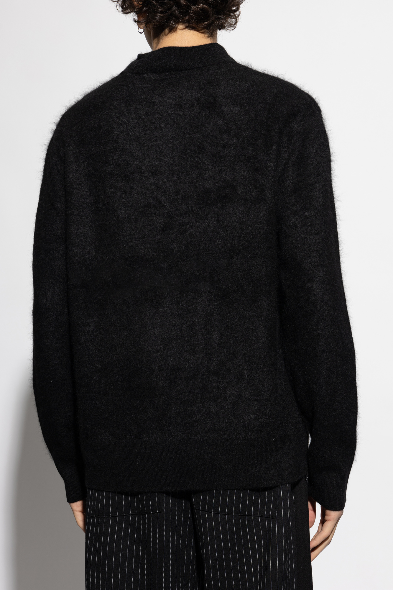 Allsaints Abel Polo Shirt In Black